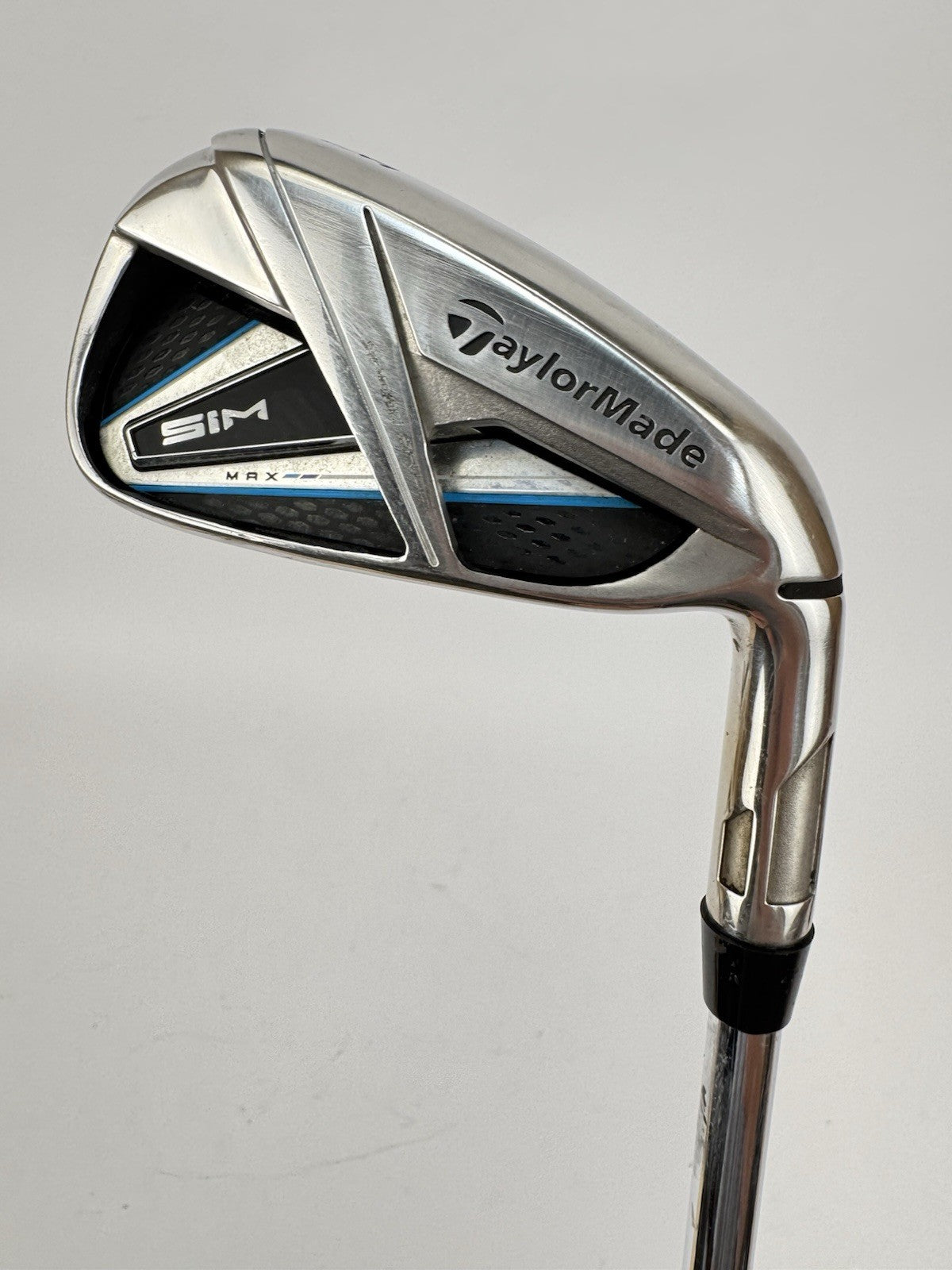 Taylormade Sim Max 5 Iron Nippon Stiff Flex Steel -1/2” /Right /New Grip /351770