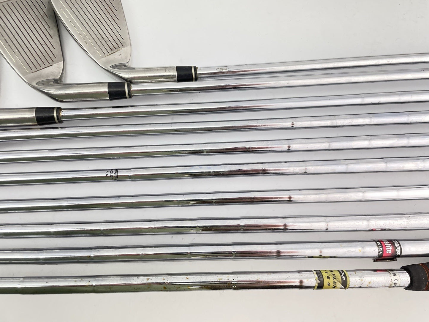 Mens Golf Package Set 13 Clubs Regular Flex /Right /New Grips /Cart Bag /2905315
