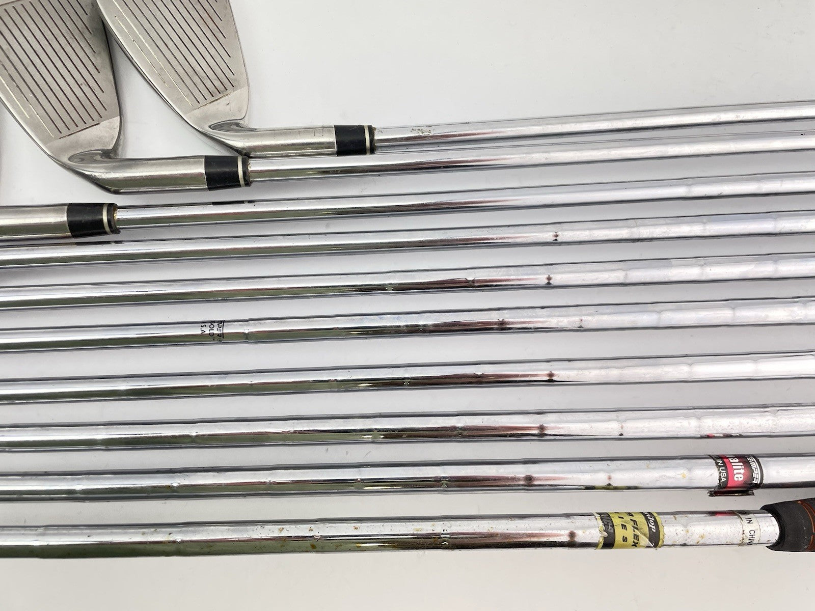 Mens Golf Package Set 13 Clubs Regular Flex /Right /New Grips /Cart Bag /2905315