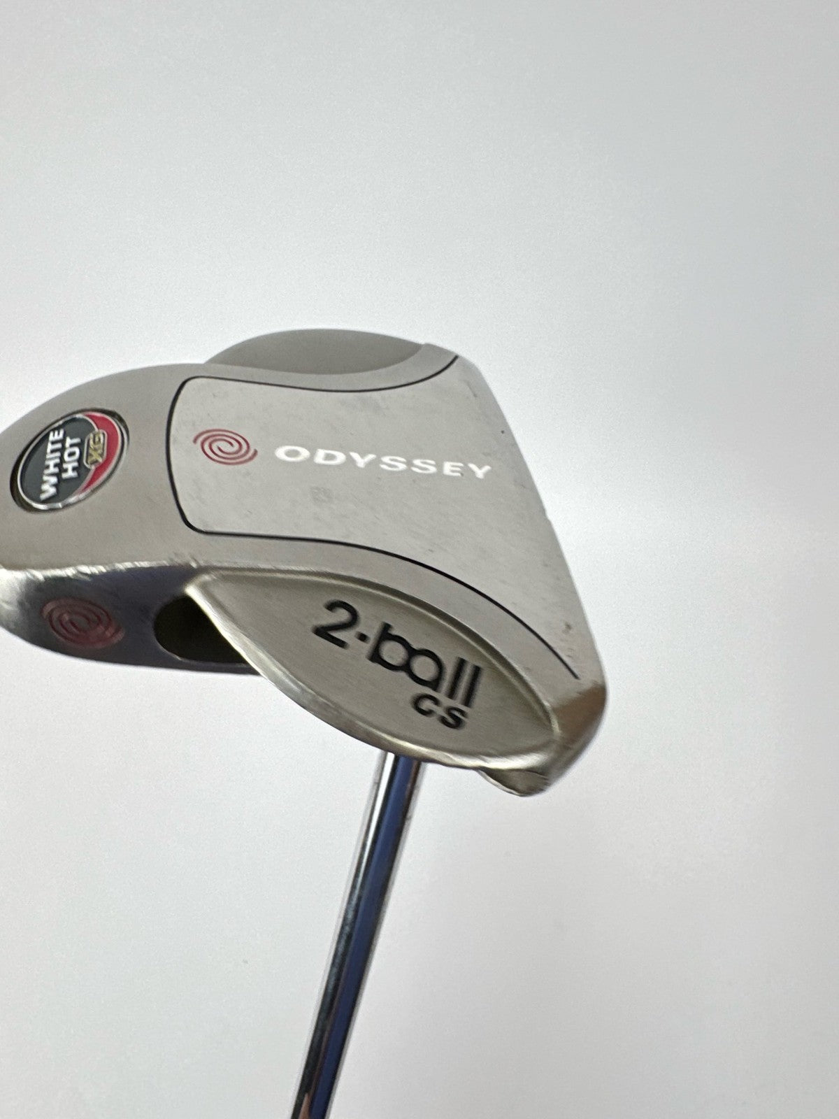 Odyssey 2 Ball Putter White Hot CS 34 Inch Steel Right Handed Mallet Used/366644