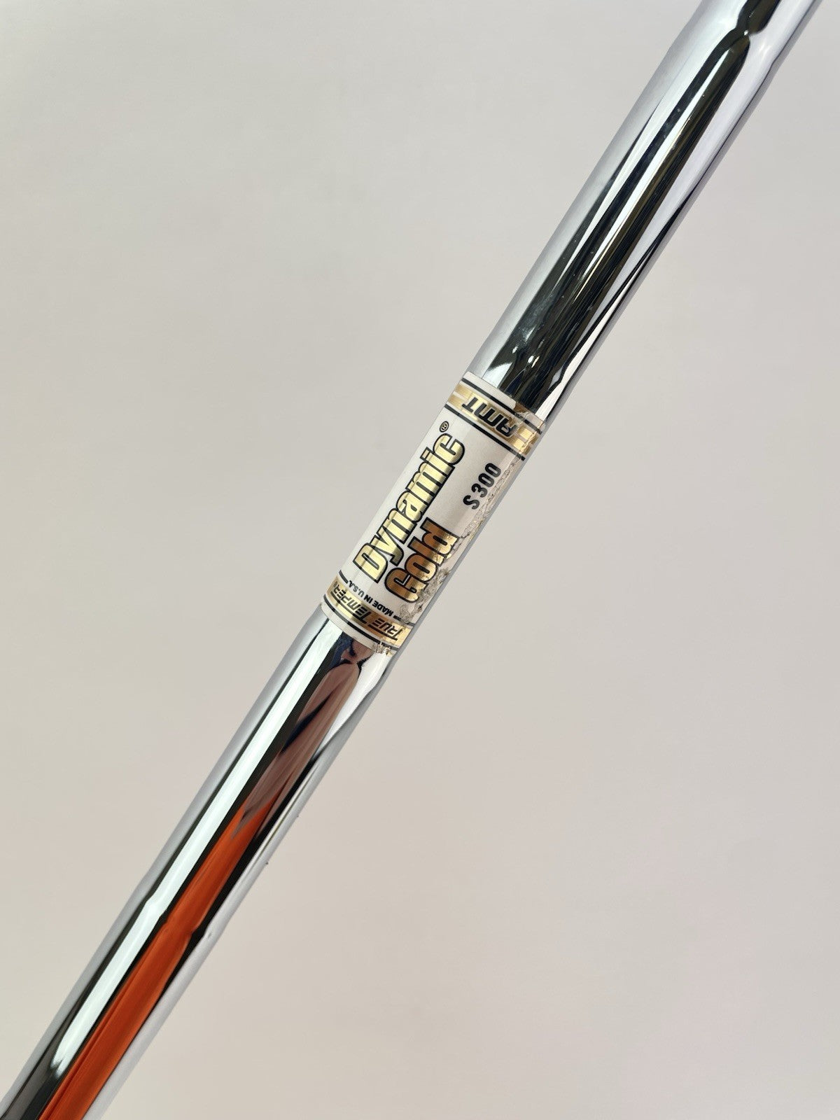 Dynamic Gold AMT Iron Shaft S300 Stiff Flex Steel 35.25 /0.355 Tapered /268941