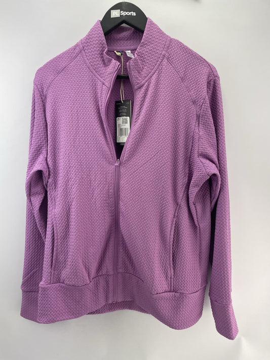 Adidas Golf Women’s Jacket Midlayer Full Zip UK XL /Purple /New /297980