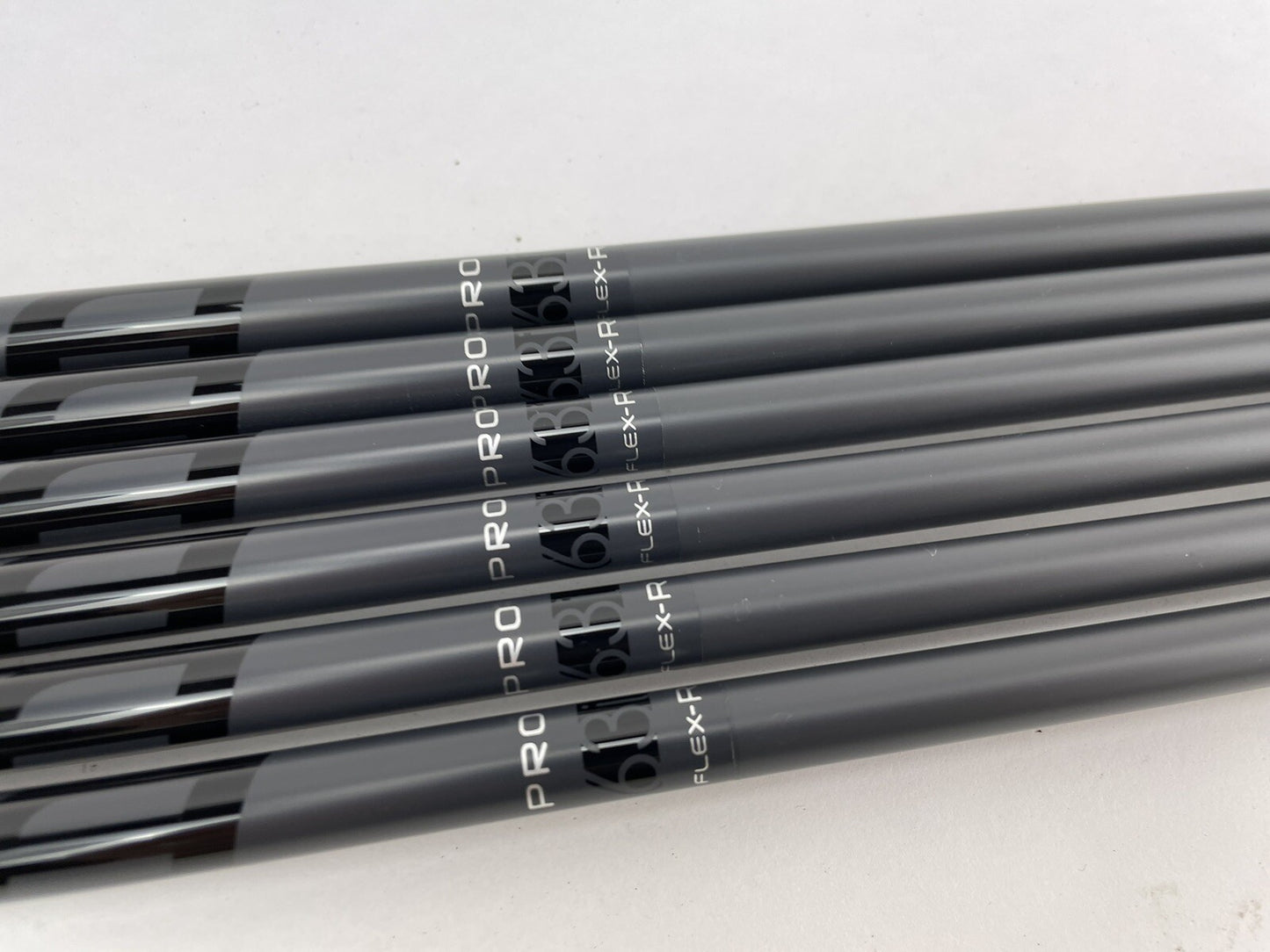 Fujikura Pro Iron Shaft Set (6) 63i Regular Flex Graphite /0.370 Parallel /New2