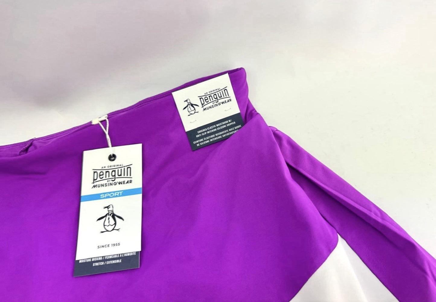 Women’s Original Penguin Colour Block Pleated Skort Size XL Brand New/ 300464