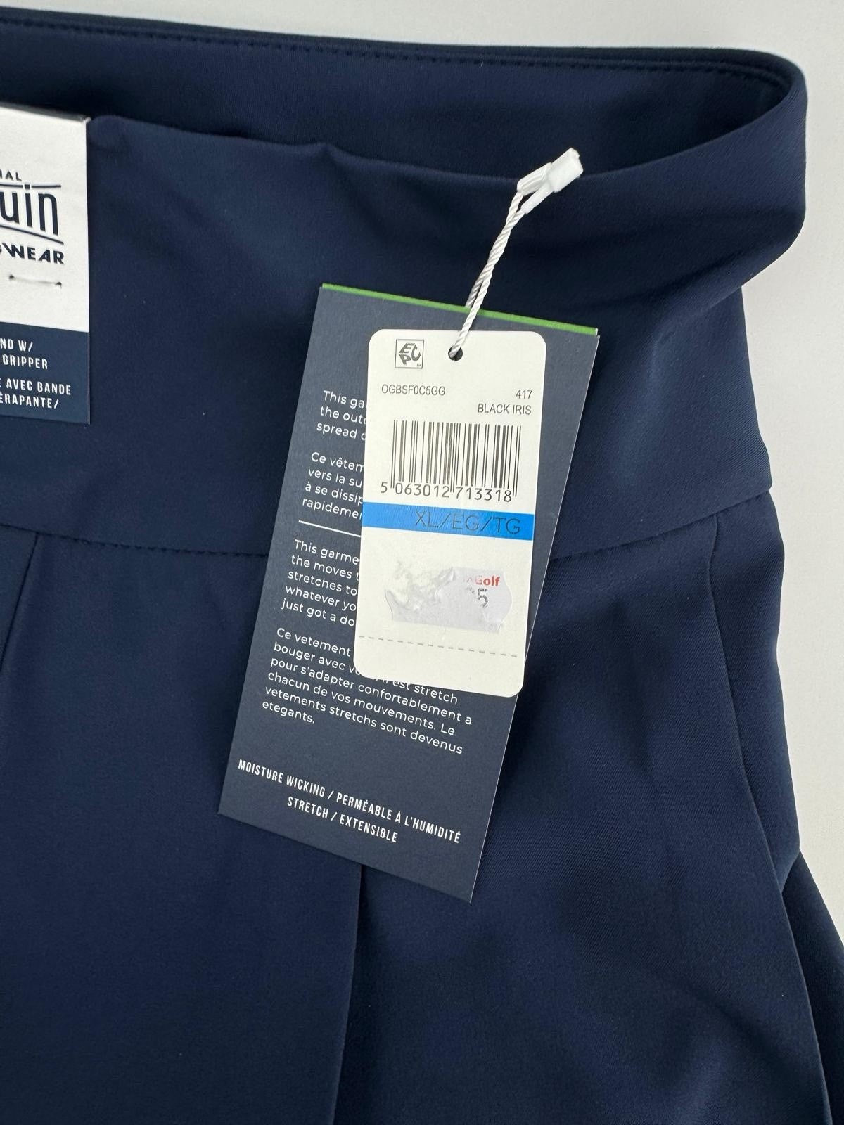 Women’s Original Penguin Pleated Golf Skort Navy Blue Size XL Brand New/ 306415