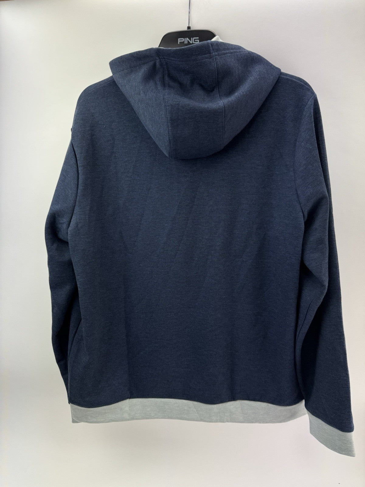 Original Penguin Golf Hoodie 1/4 Zip Earl Colour Block UK XL /Navy /New /252189