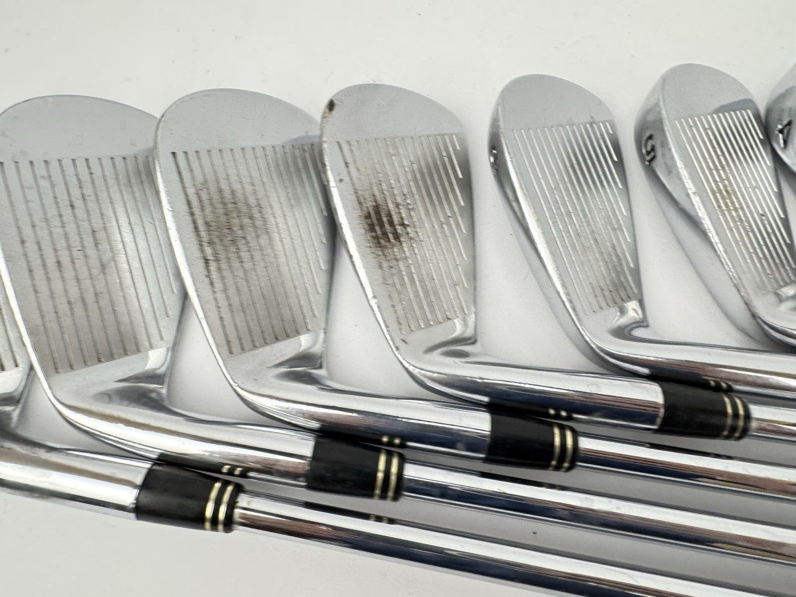 Taylormade 300 Forged Irons 3-PW Rifle 6.5 X Flex Steel +1/2” /New Grips /343275