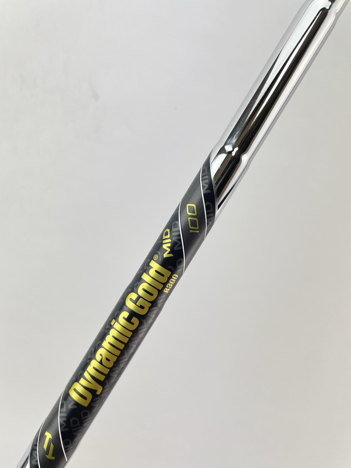 Dynamic Gold Mid 100 Iron Shaft Regular Flex Steel 35.25 /0.355 Tapered /261963