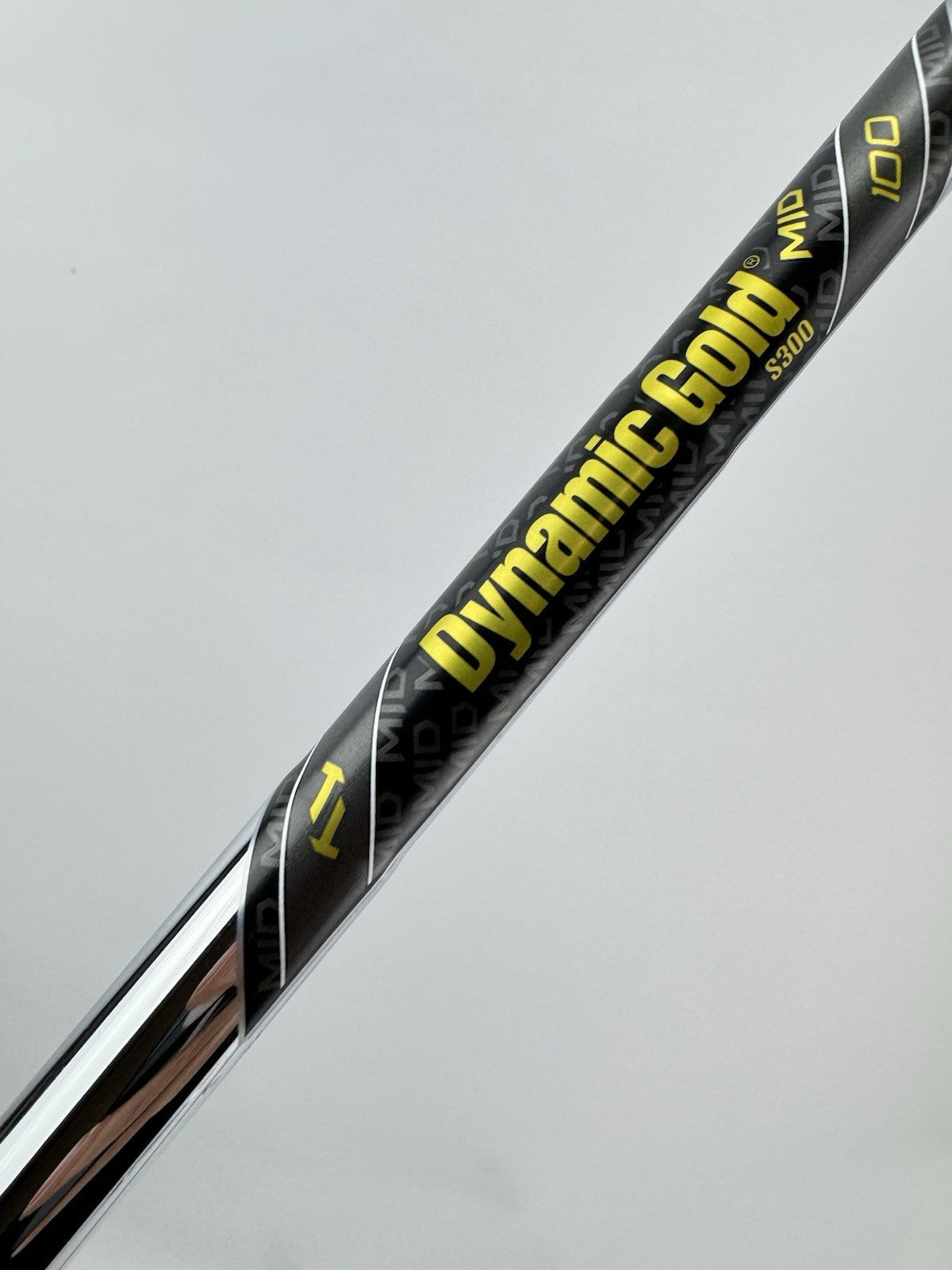 Dynamic Gold Mid 100 Iron Shaft Stiff Flex Steel 36.25” /0.355 Tapered /292962