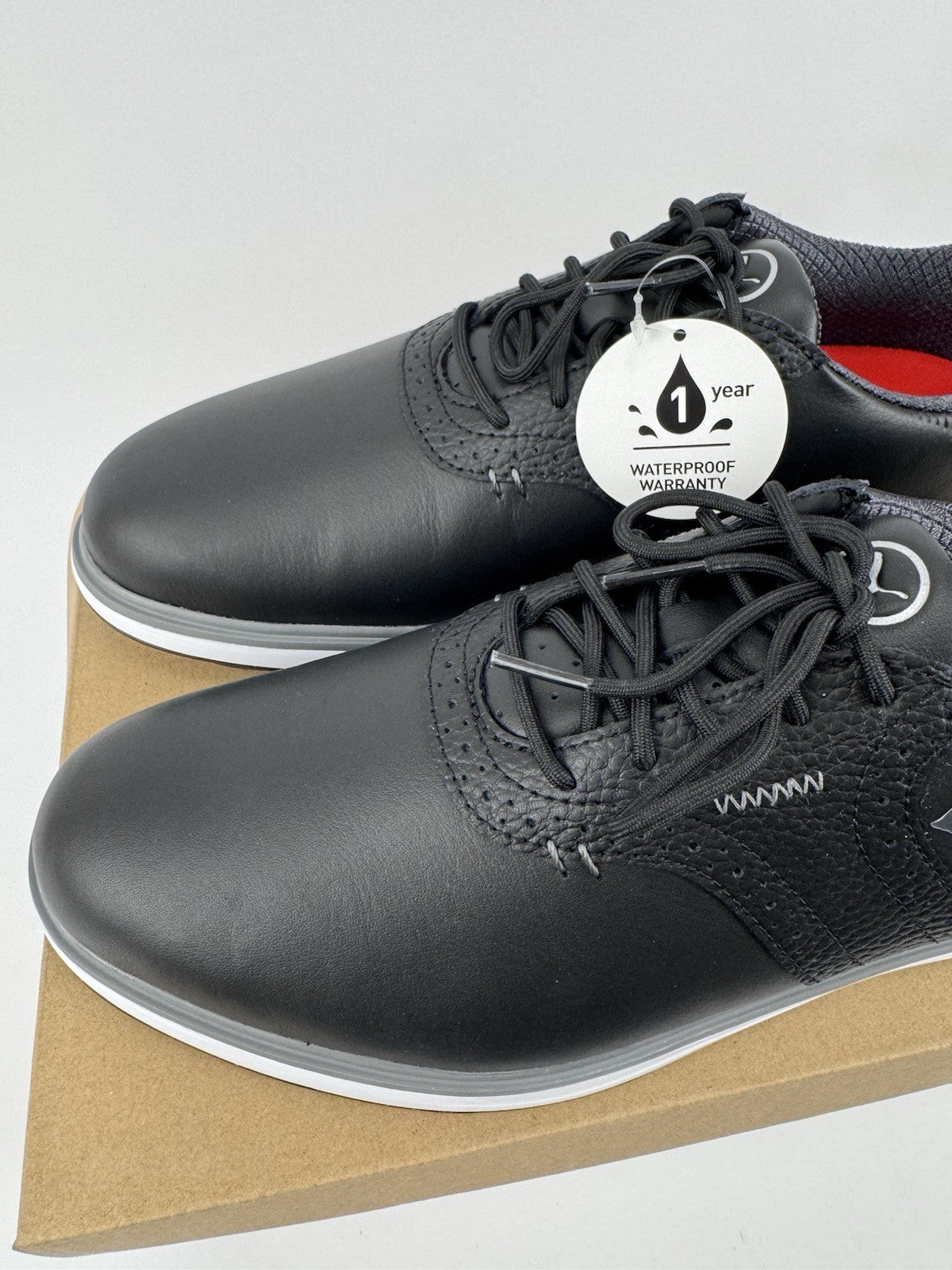 Puma Avant Golf Shoes Men's Size UK 7 Waterproof Black Premium/322883