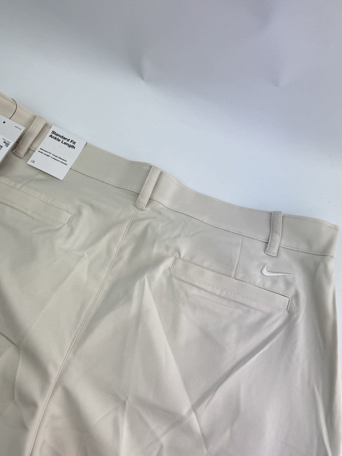 Nike Golf Trousers Dri-Fit Victory Mens W38 L32 /Cream /New /298078