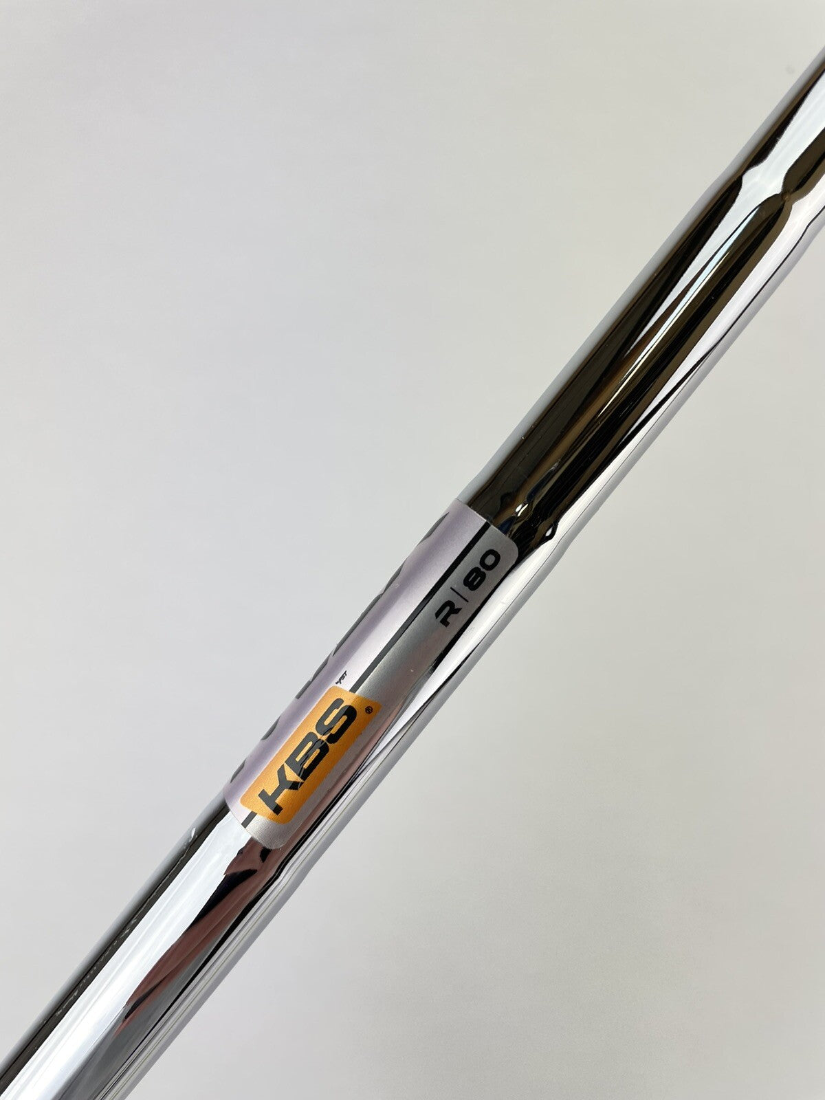 KBS Max Iron Shaft 80 Regular Flex Steel 35.5” /0.370 Parallel /220055