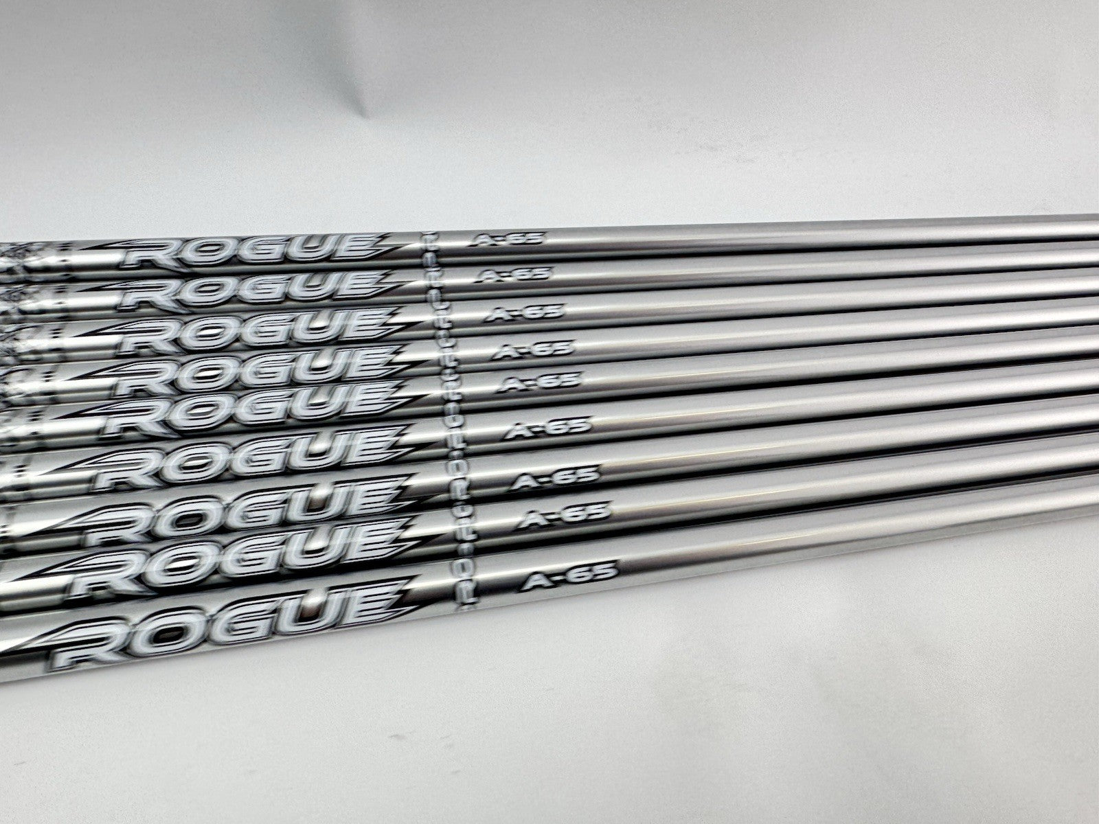 Aldila Rogue Pro Iron Shaft Set (9) 65 Senior Flex Graphite /0.370 Parallel /New2