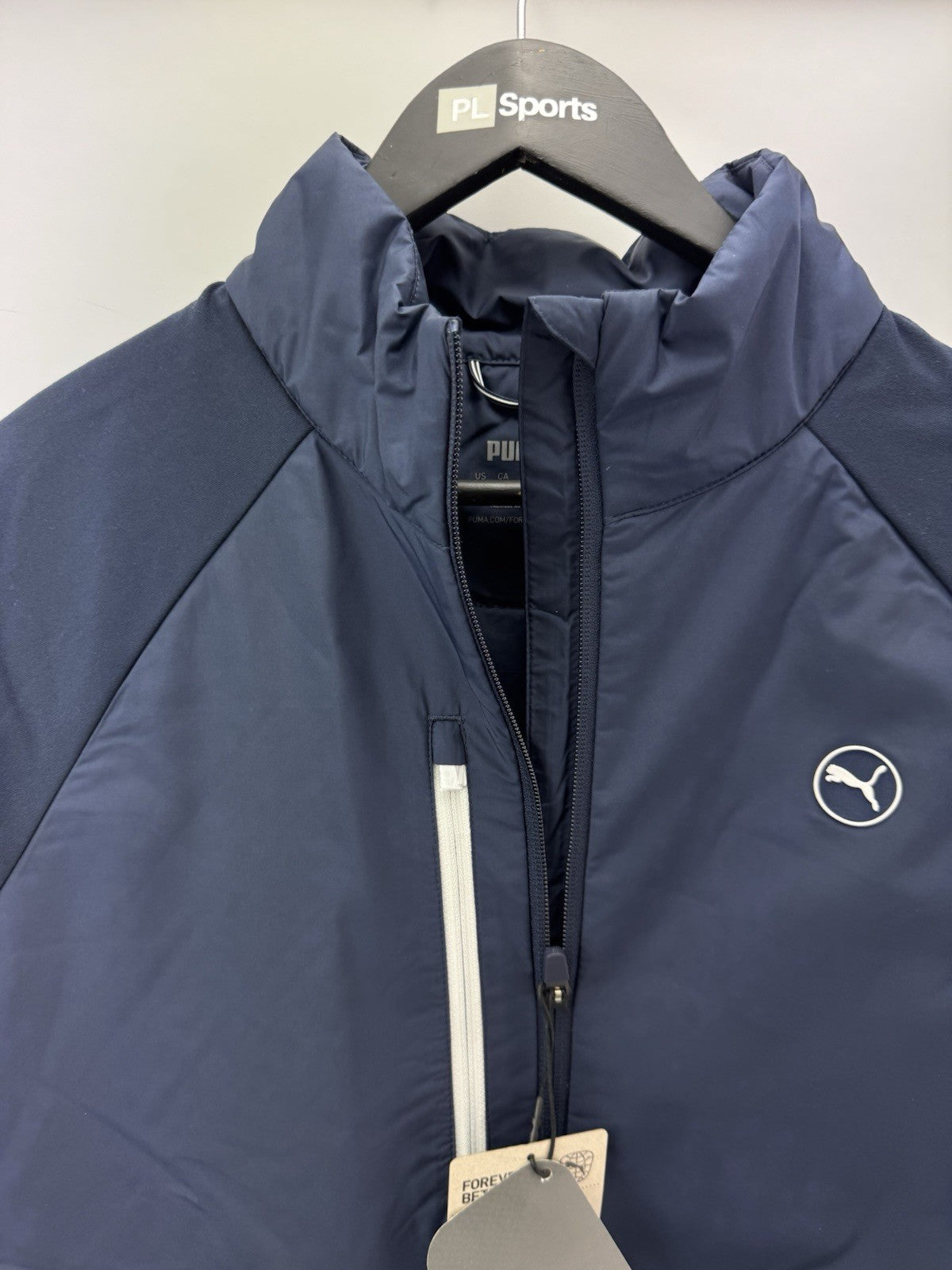 Puma Mens Golf Jacket Hielands Insulated Full Zip UK Large /New /295304