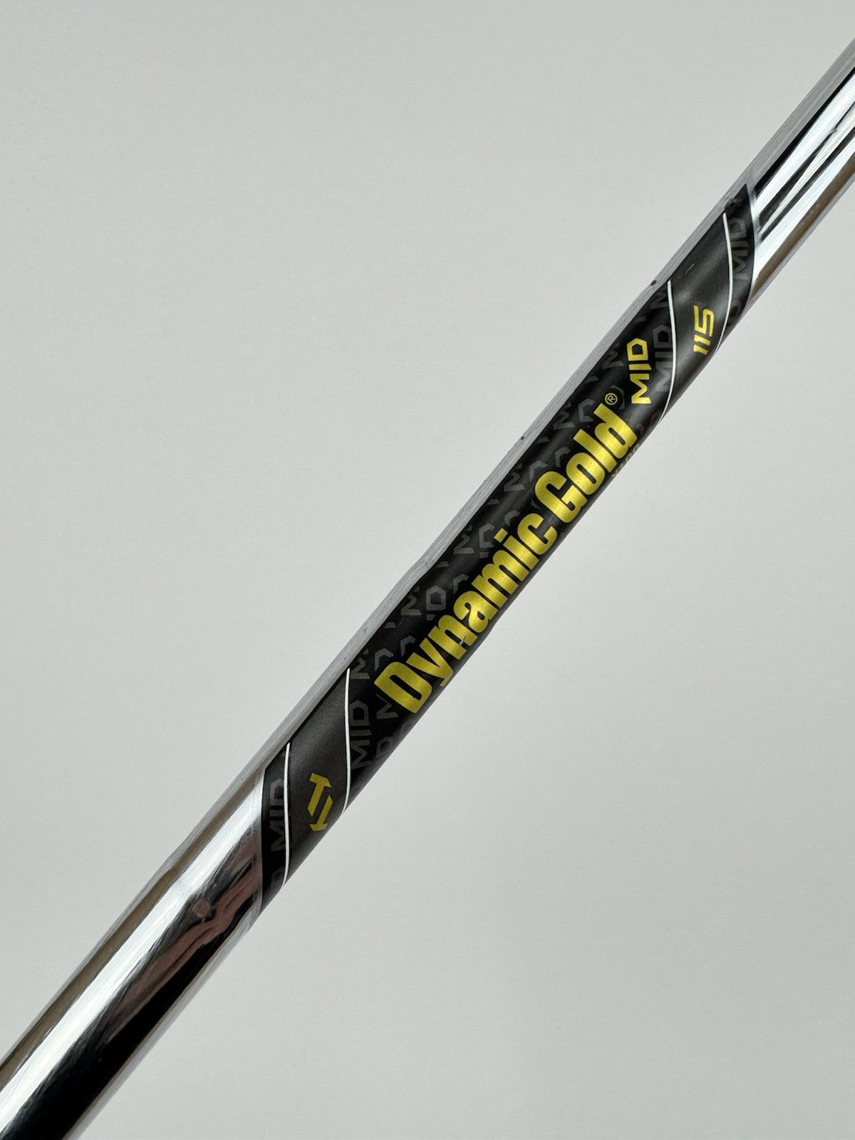 Dynamic Gold Mid 115 Iron Shaft X100 X Flex Steel 35.25” /0.355 Tapered /327011