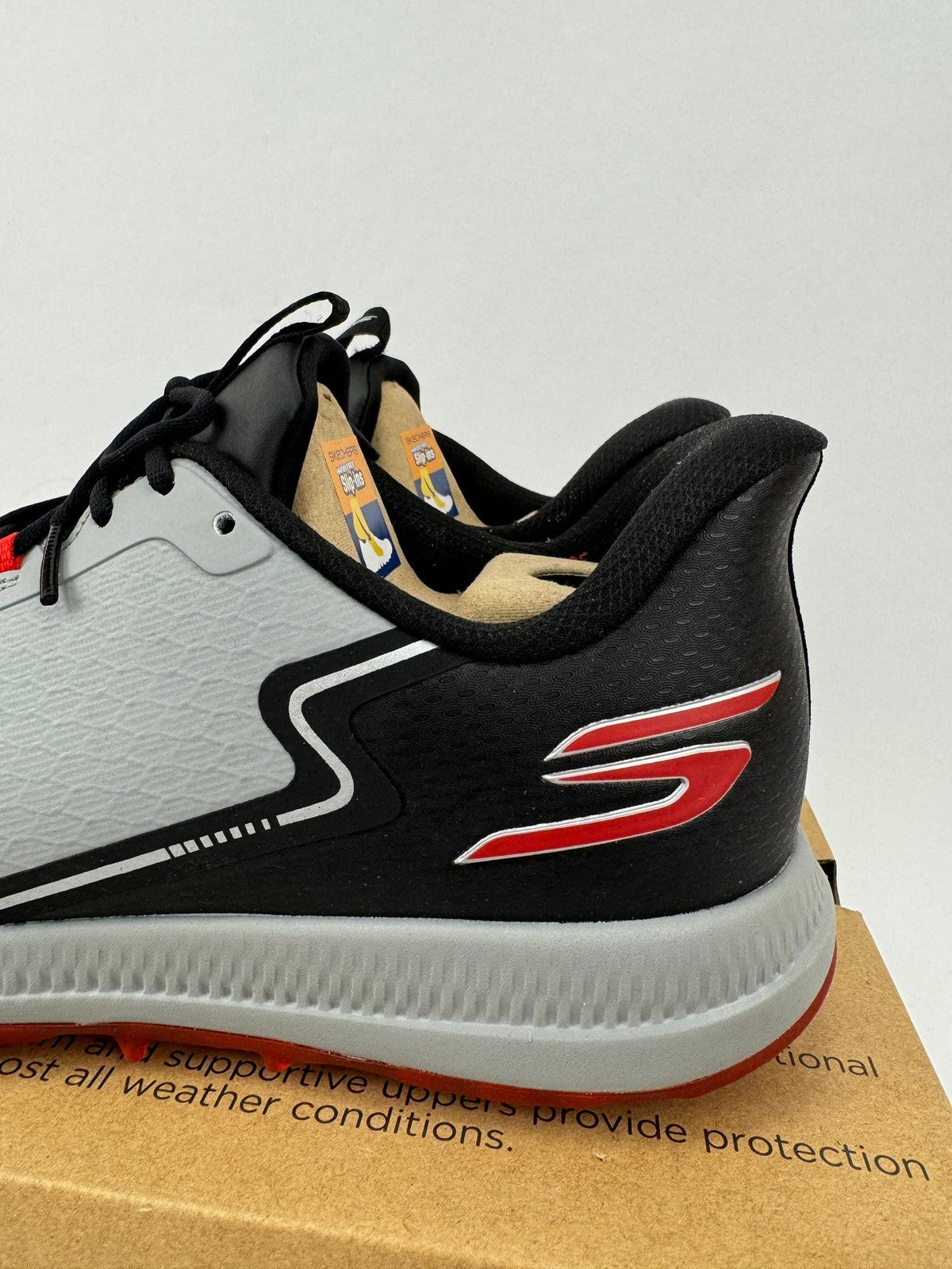 Skechers Go Golf Elite 6 Men's Waterproof Trainers Size UK 8.5 Charcoal/349992