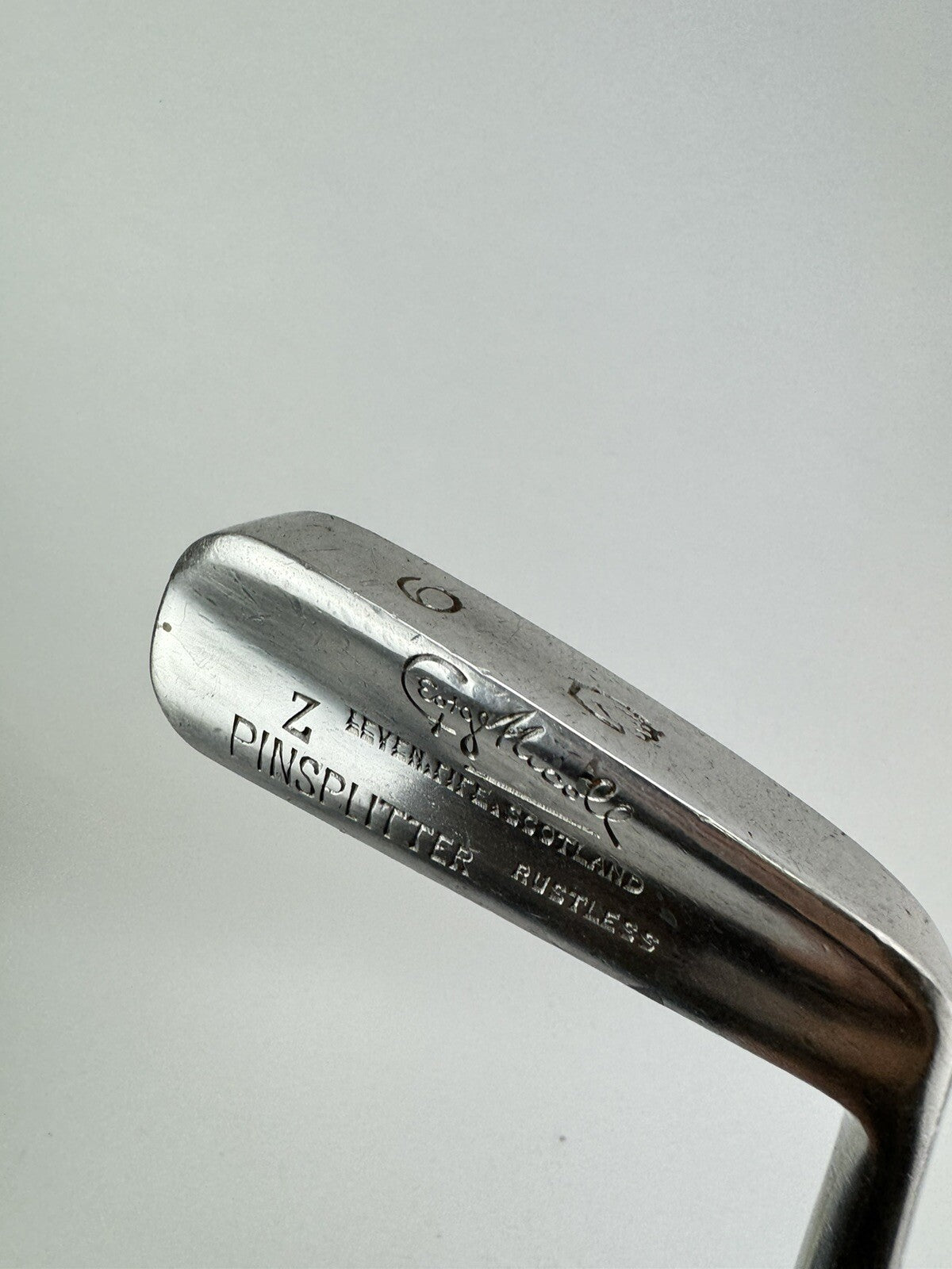 George Nicoll Leven Putter 34” Blade Heel Shafted Steel /New Grip /192761