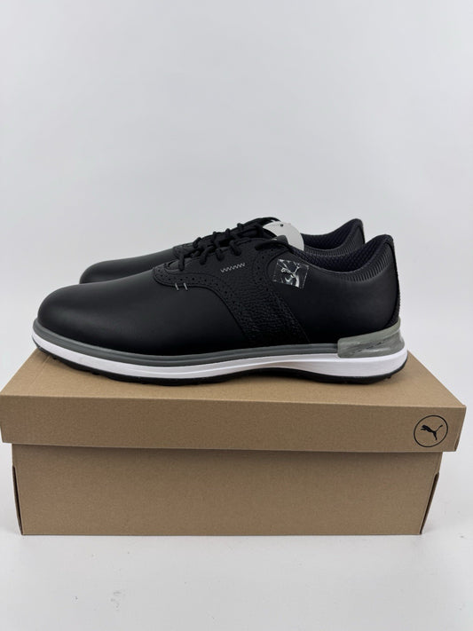 Puma Avant Golf Shoes Men's Size UK 10.5 Waterproof Black Premium/318420