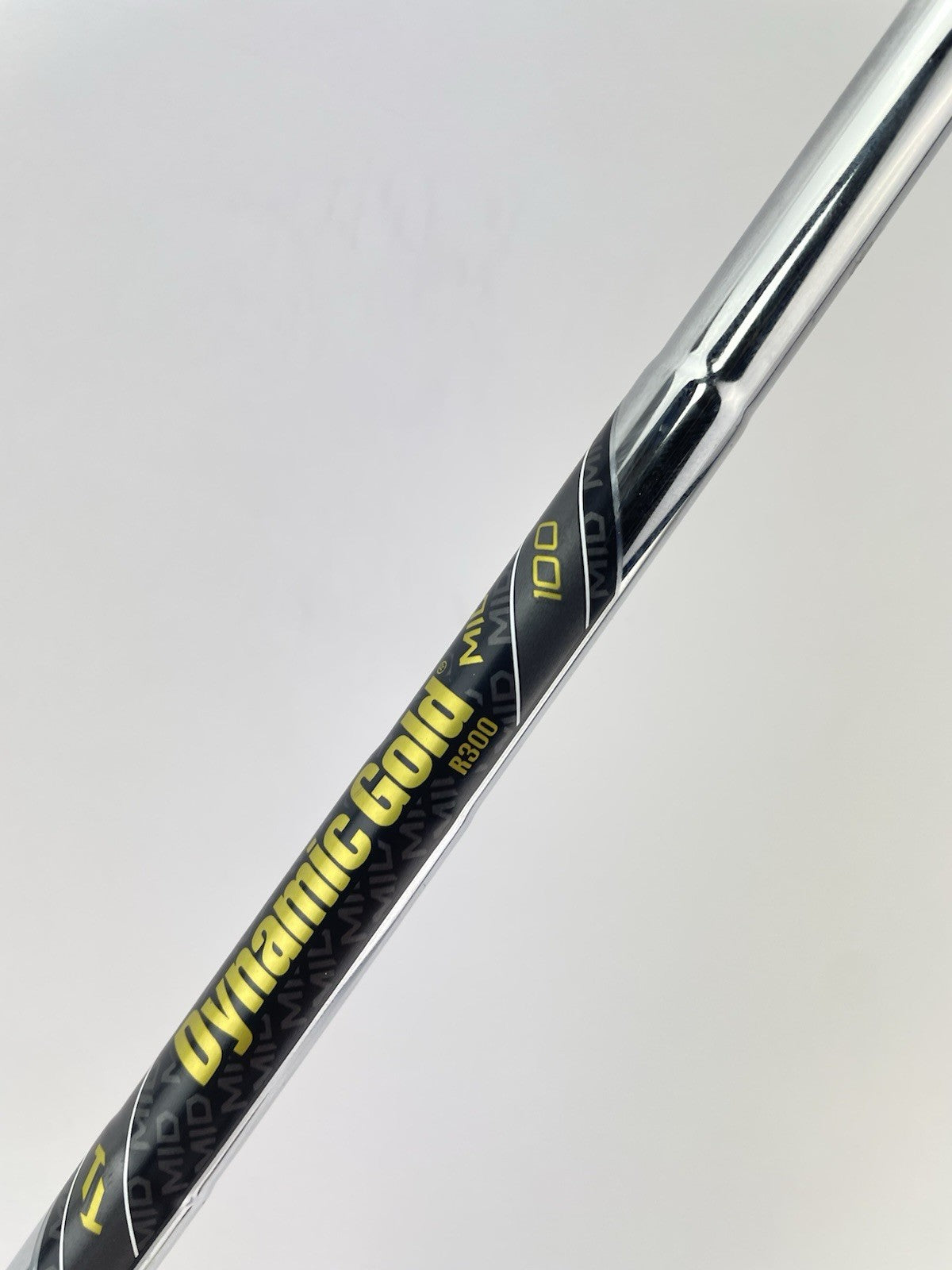Dynamic Gold Mid 100 Iron Shaft Regular Flex Steel 36 /0.370 Parallel /267105