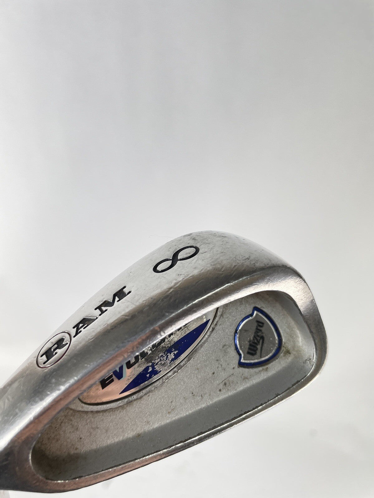 Ram Golf Left Handed 8 Iron Evolution Regular Flex Steel /New Grip /149592