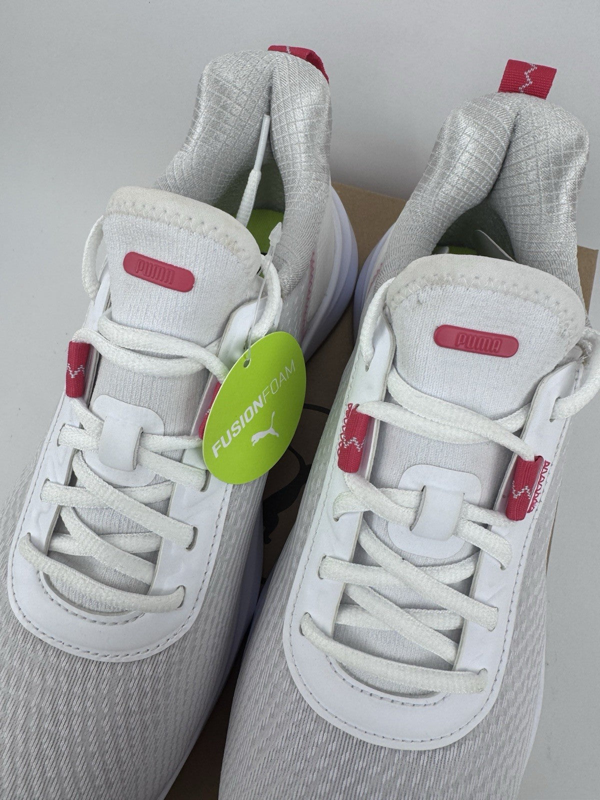 Puma Fusion Crush Sport Women's Trainers Size UK 7 White Rose Breathable/321163