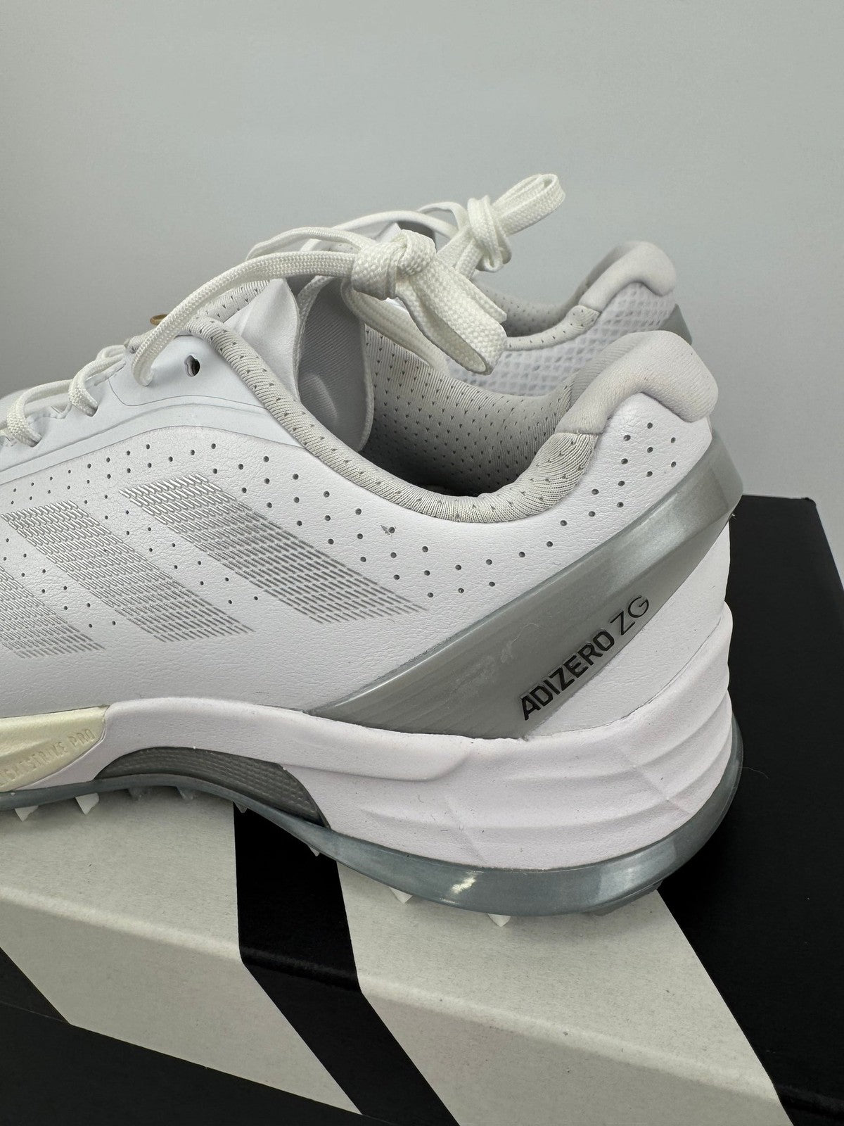Adidas W Adizero ZG Golf Shoes Women's Size 5.5 UK Lightweight White/312491