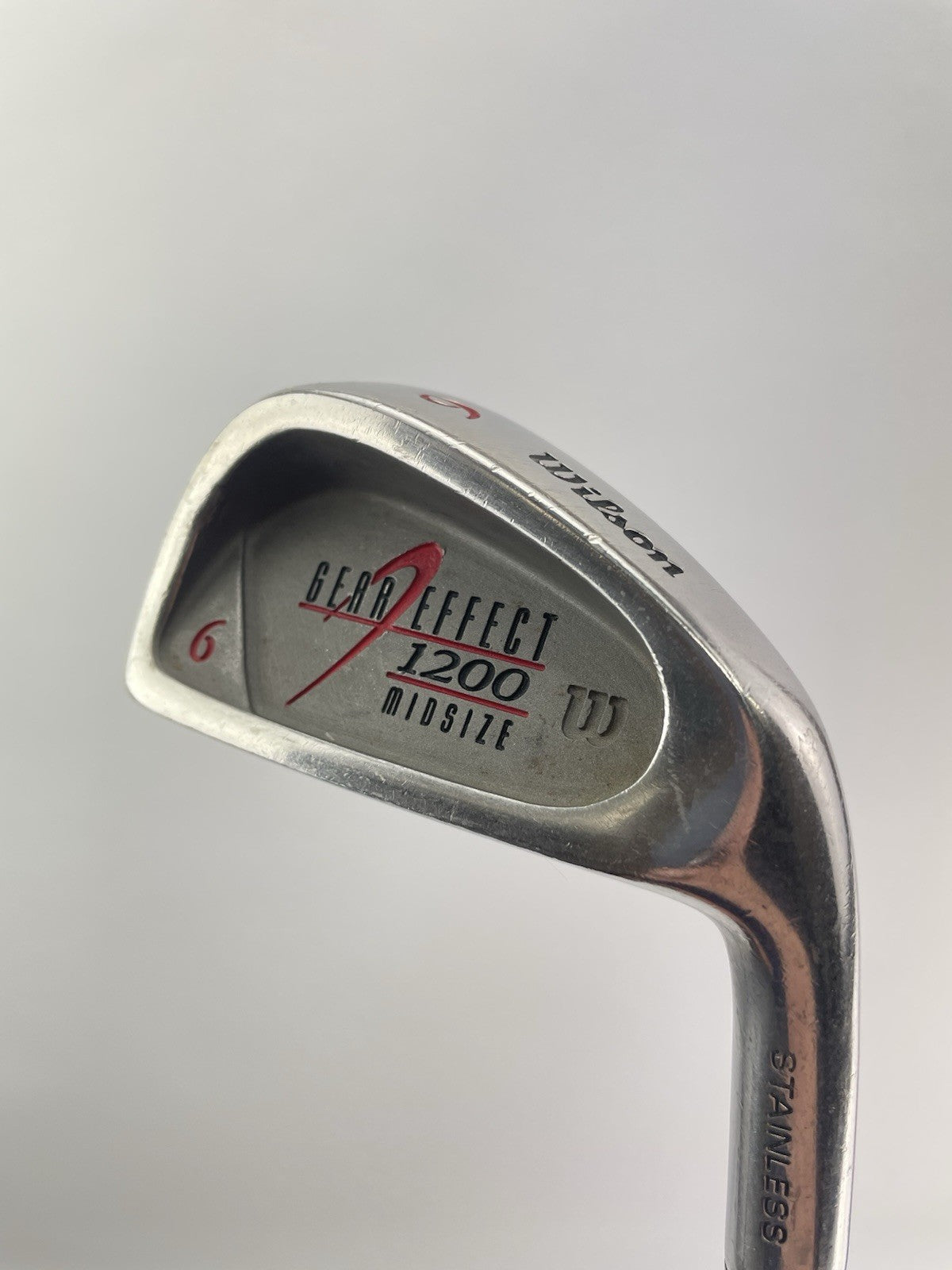 Wilson Golf 6 Iron Gear Effect Regular Flex Steel /Right /New Grip /256691