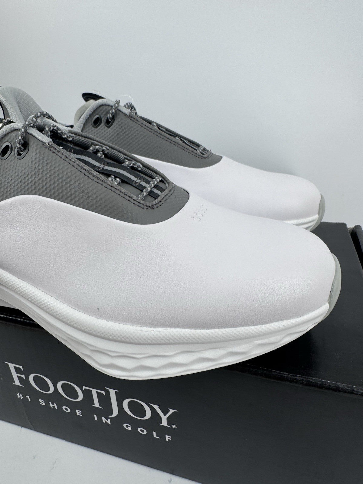 FootJoy Quantum Golf Shoes Men's UK Size 8.5 Grey White Comfort Foam/ 314354