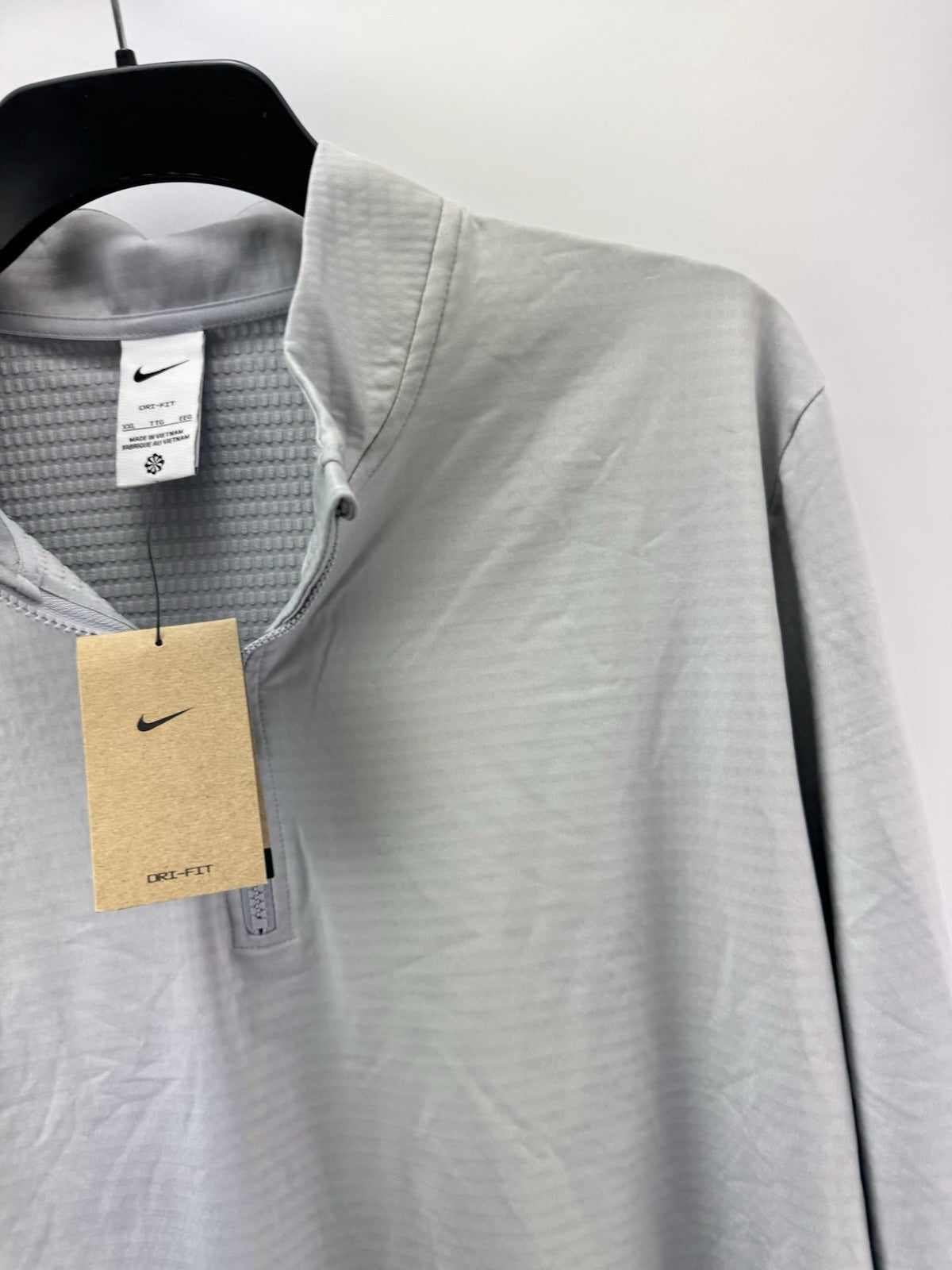 Nike Golf Pullover Victory 1/2 Zip /Light Grey /UK XXL /Light Grey /New /276904