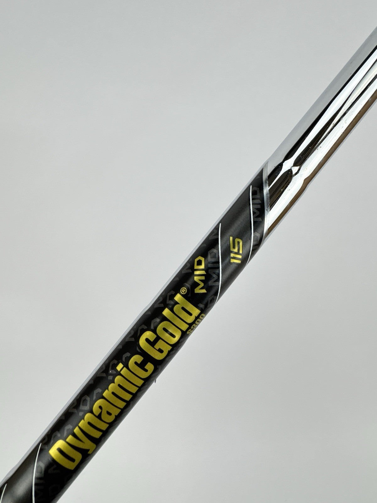 Dynamic Gold 115 Iron Shaft Mid S300 Stiff Flex Steel 35.5”/0.355 Tapered/332827