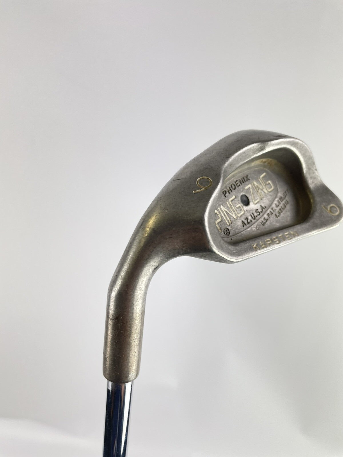 Ping Zing Golf 6 Iron Black Dot KBS Tour Stiff Steel /Left Handed/New Grip/67891