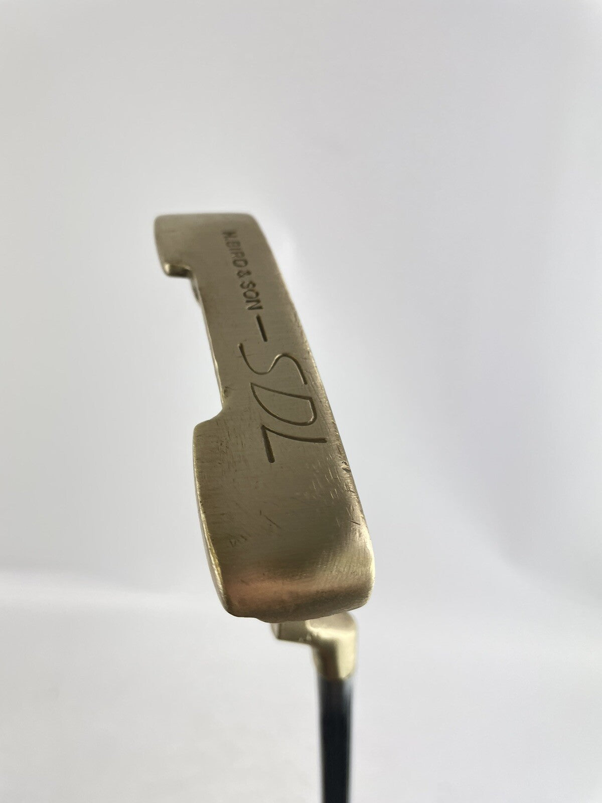 H Bird&Son Brass Putter 35” Blade Steel SDL /Right /New Grip /65804