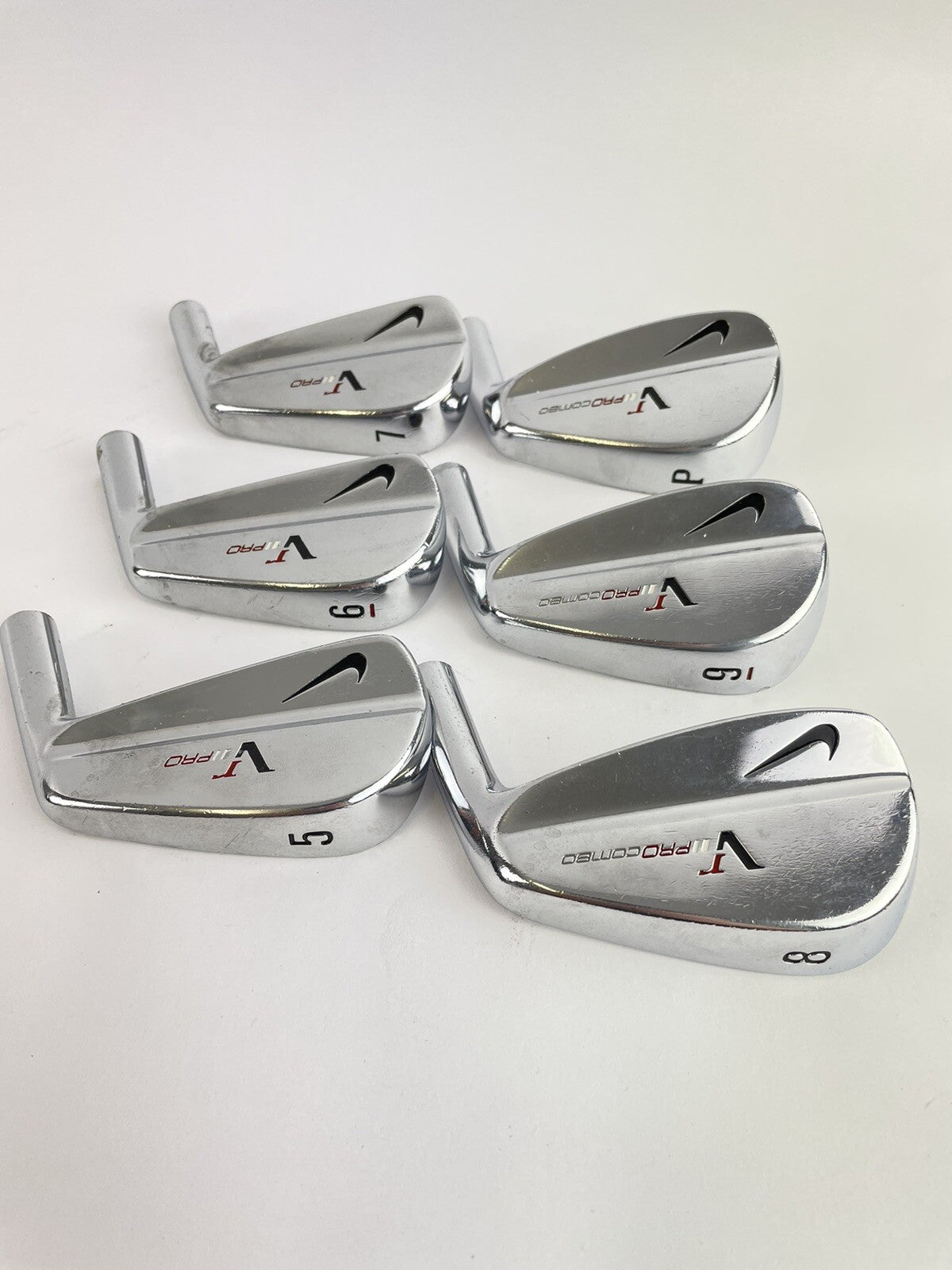 Nike VRII Pro Forged Blade Iron Heads 5-PW /0.355 Tapered Hosel /Heads Only/90435
