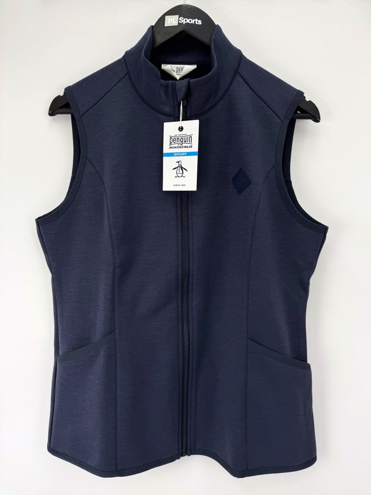 Original Penguin Sport Men's Medium Black Iris Heather Sleeveless Vest/371250