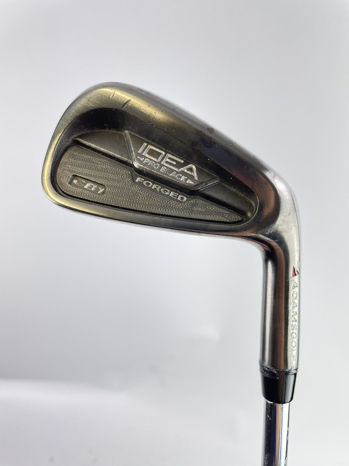 Adams Idea Pro Black Forged 6 Iron CB1 S200 Stiff Steel /Right /New Grip /146460
