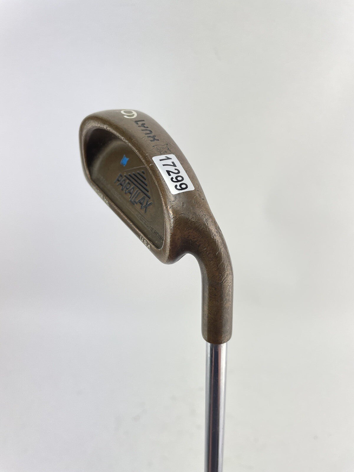 Lynx Beryllium Becu 6 Iron Parallax Blue Dot /Regular Steel /New Grip /1729920