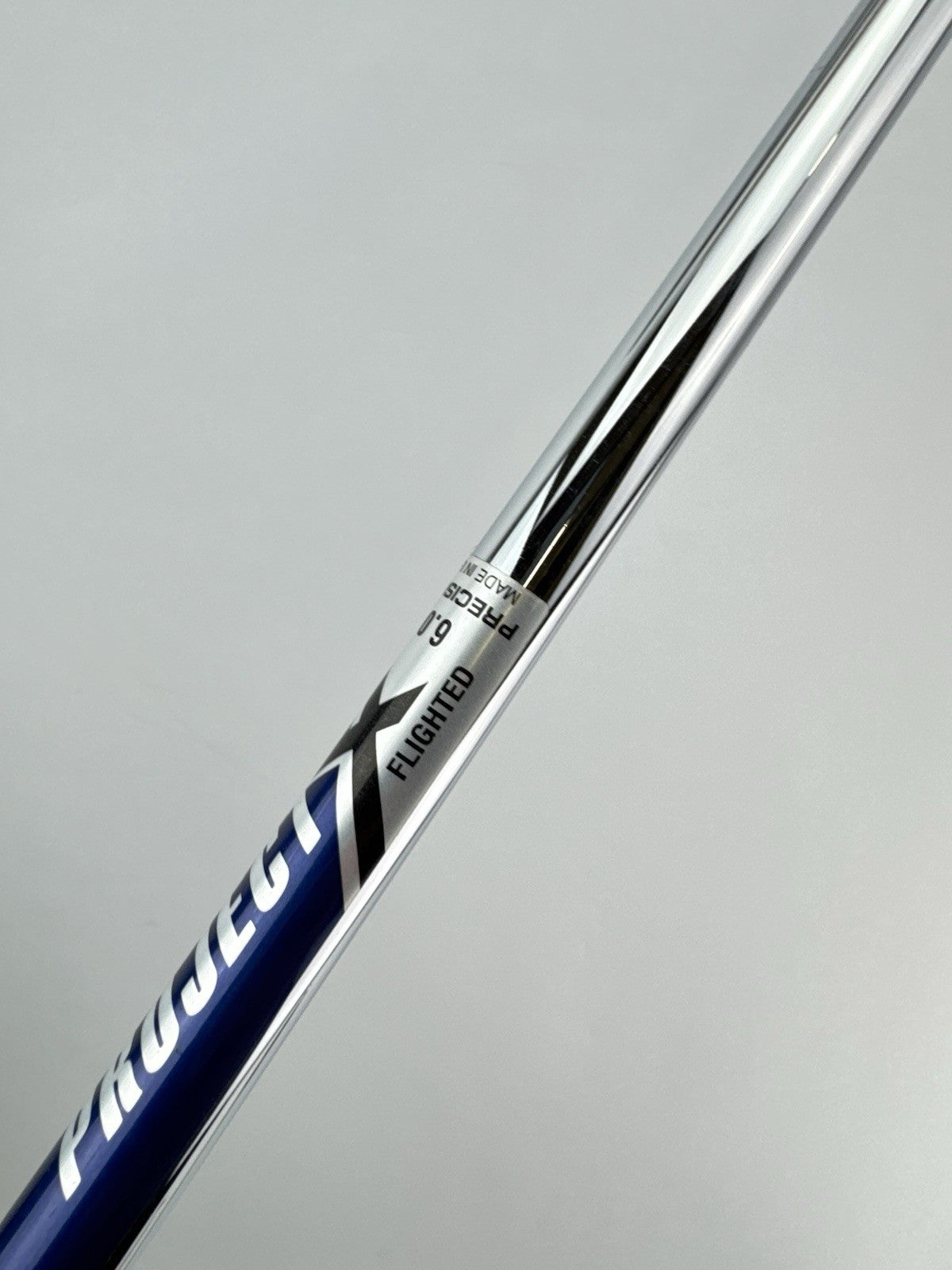 Project X Iron Shaft 6.0 Stiff Flex Steel Flighted 37.5” /New /310546