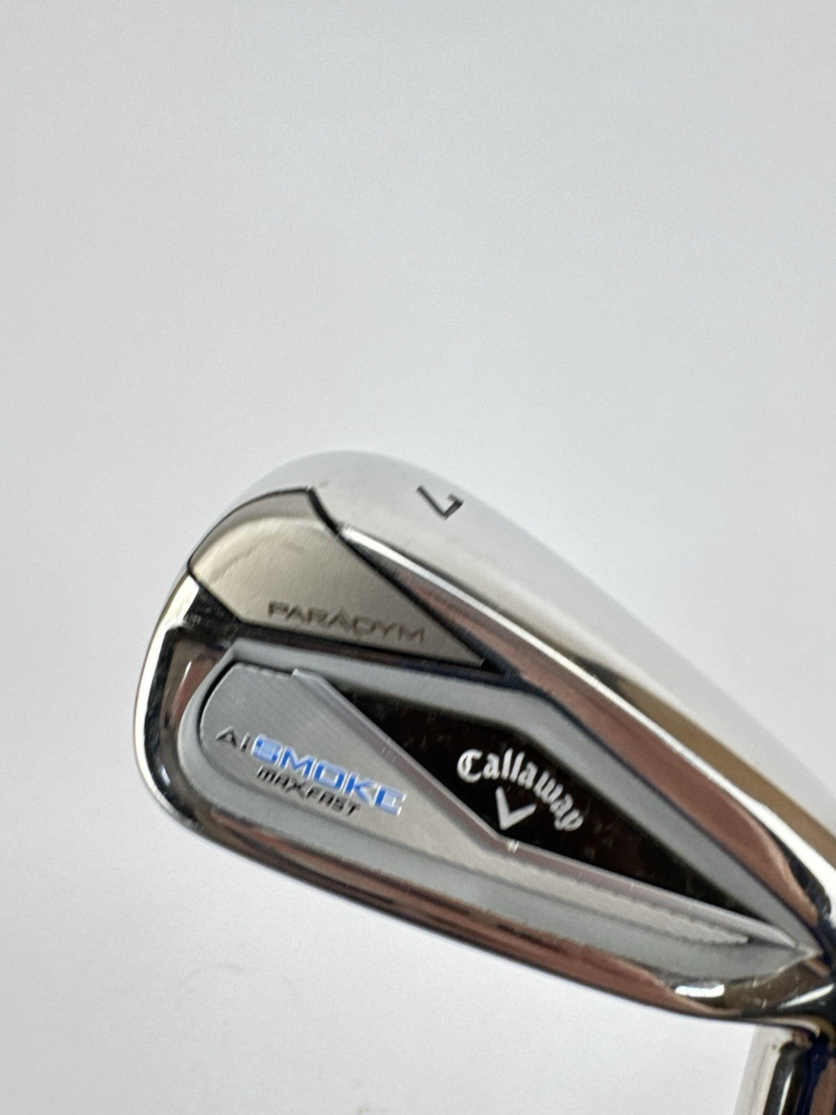 Callaway Paradym AI Smoke 7 Iron Max Fast Cypher Ladies Graphite /Demo /332123