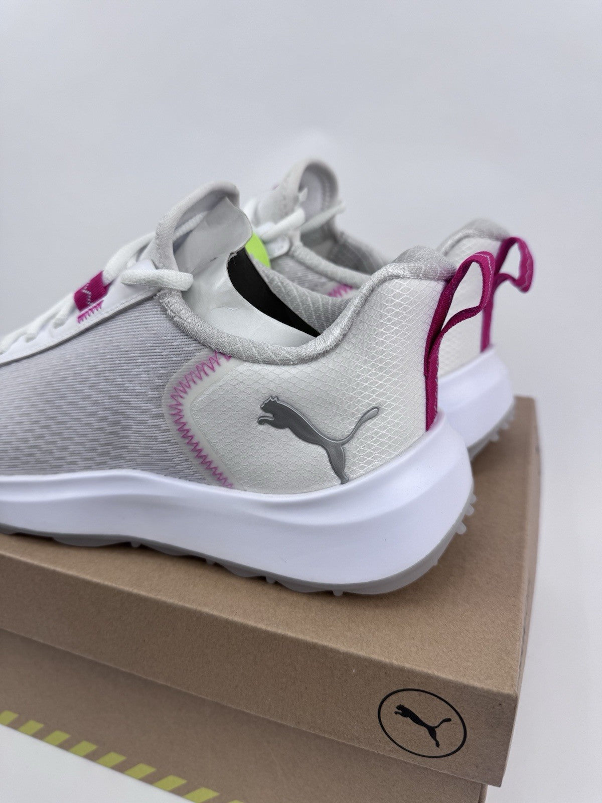 Puma Fusion Crush Sport Women's Trainers Size UK 7 White Rose Breathable/321171