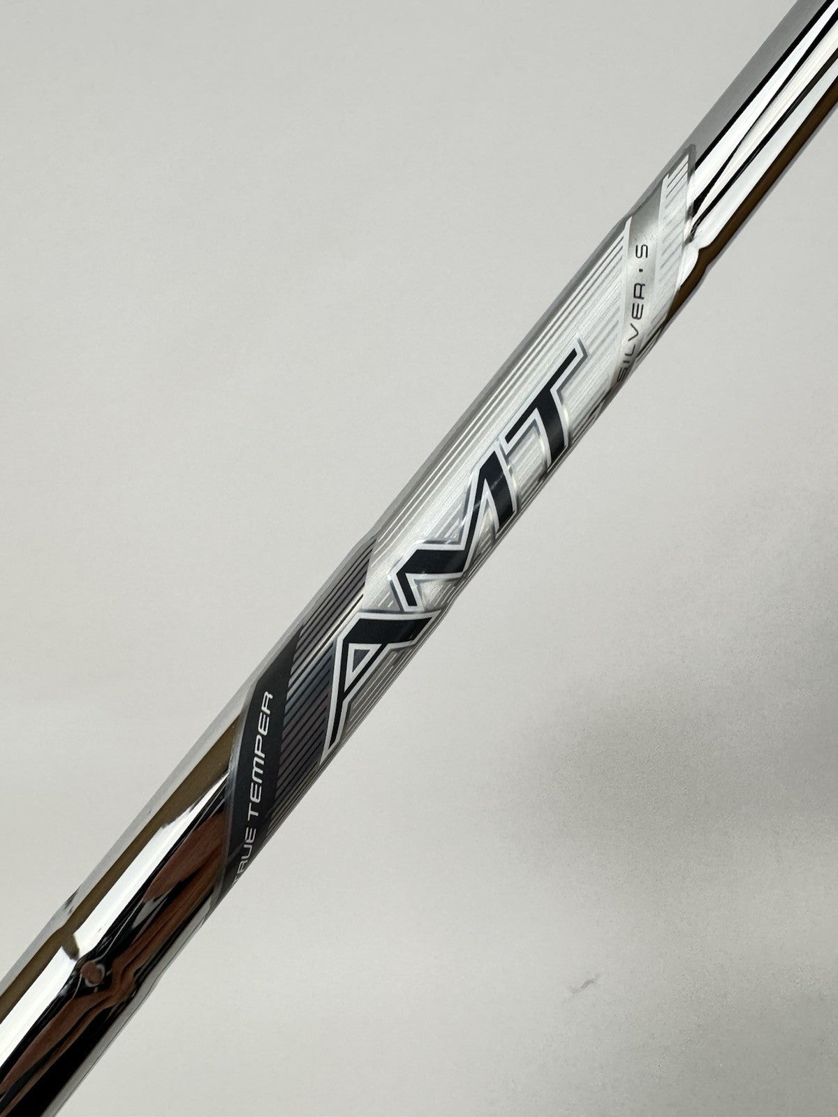 True Temper AMT Silver Iron Shaft Stiff Flex Steel 35.75” /0.355 Tapered /355521