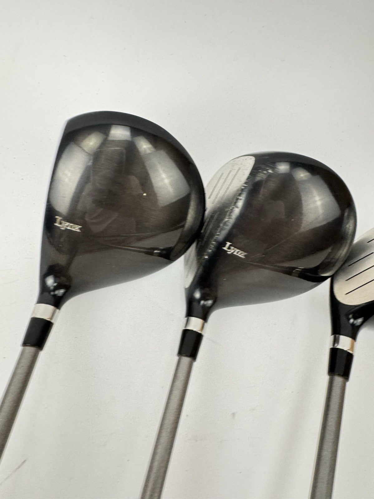 Lynx Golf Fairway Wood Set 3,5+7 Woods Regular Flex Graphite /New Grips /350745
