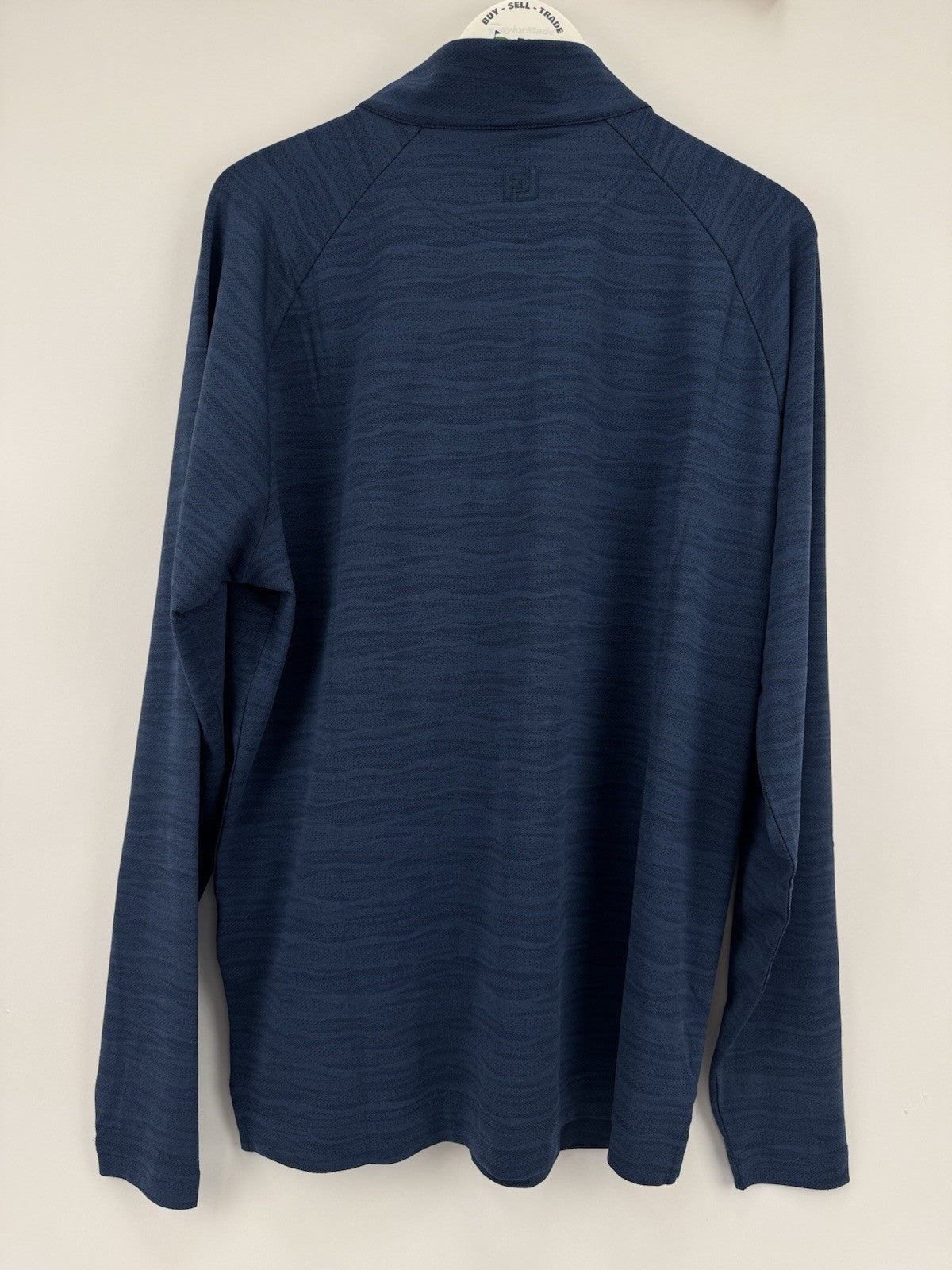 FootJoy Golf Wave Jacquard Chill-Out Zip Pullover Men's Size XL Navy/330606