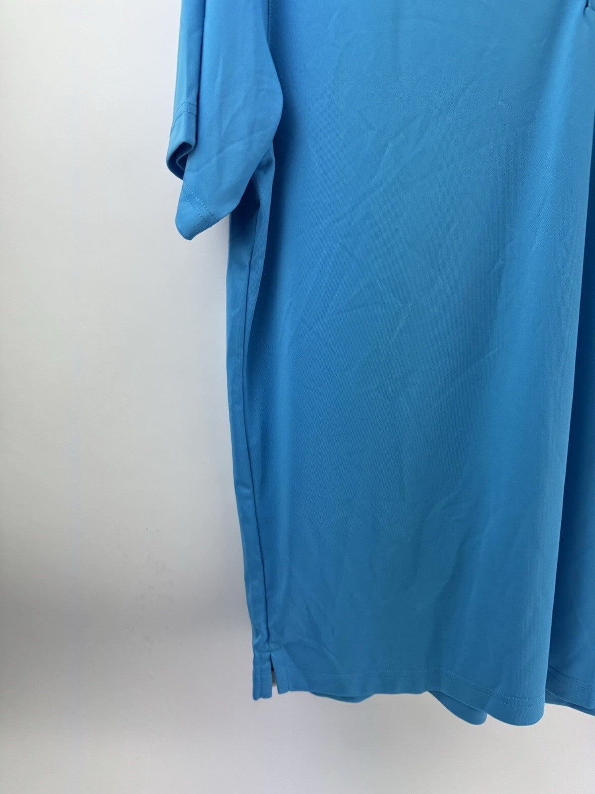 Puma Golf Pure Solid Polo Shirt Size UK XL /Blue /New /252491