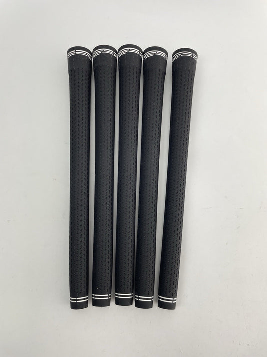 New Lamkin Golf Grips (5) Standard /+58R /Arccos Compatible /Black /White /298700