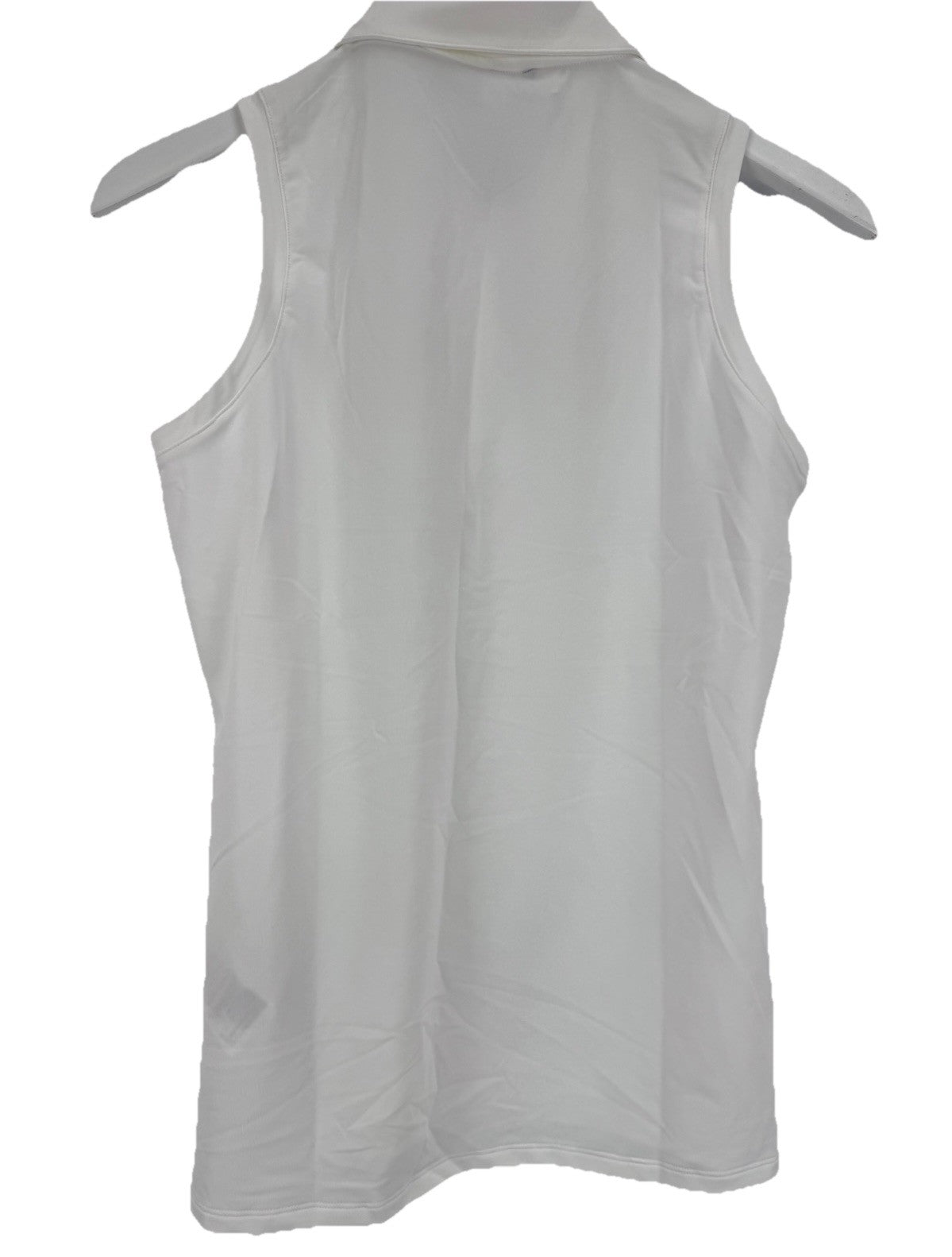 adidas Ultimate365 Women’s Golf White Sleeveless Polo Shirt Size Small/ 318125