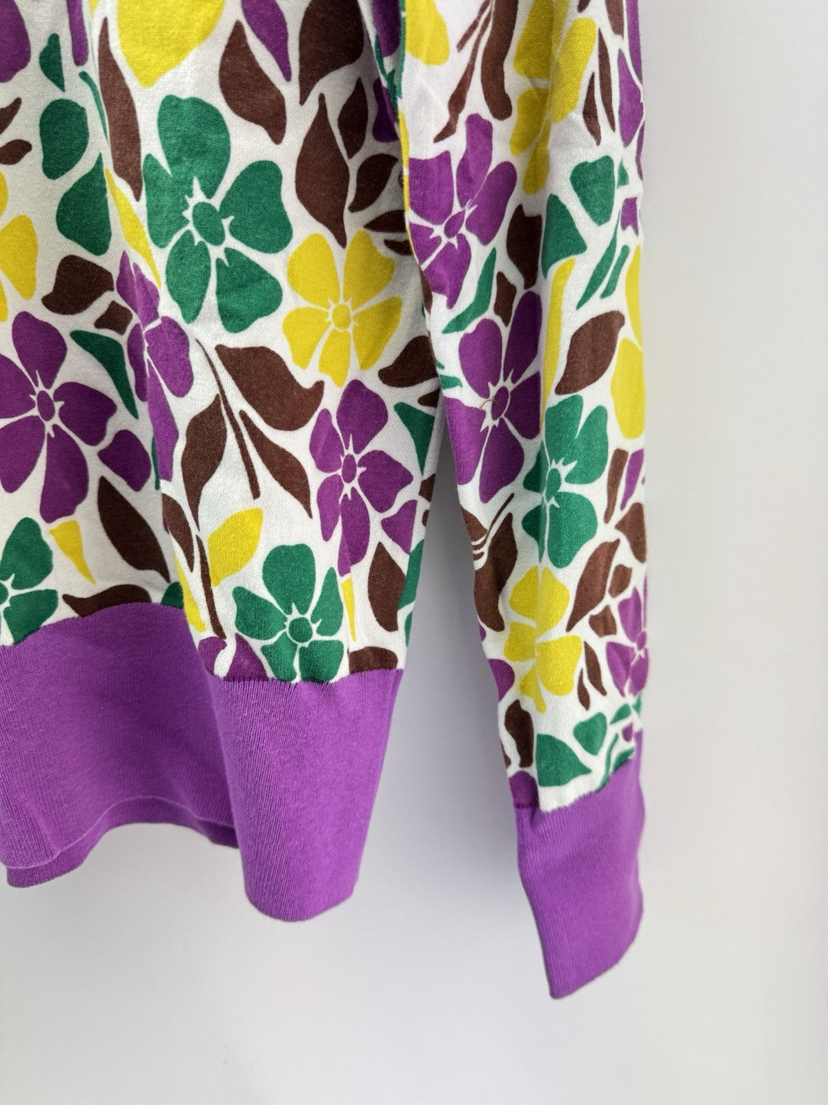 Penguin Golf Ladies Pullover Printed Floral Purple Cactus UK Large /New /300875