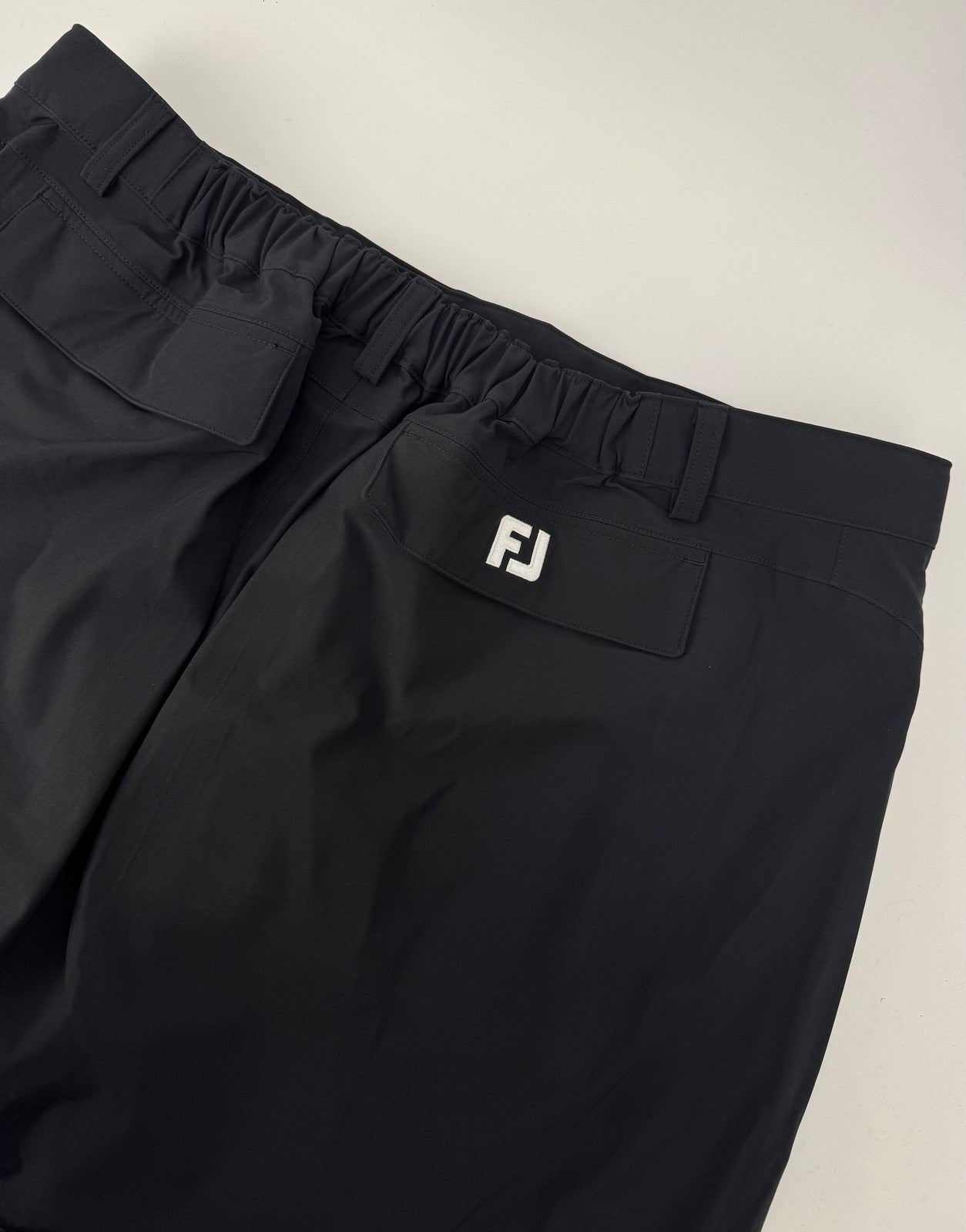 FootJoy HydroTour Trousers Men's 2XL Black Water Repellent Golf Pants/334454