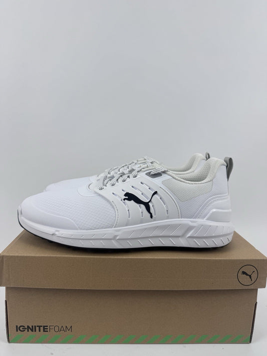 Puma Ignite Elevate 2 Tour Men's Golf Shoes Size UK 9 White Waterproof/323020