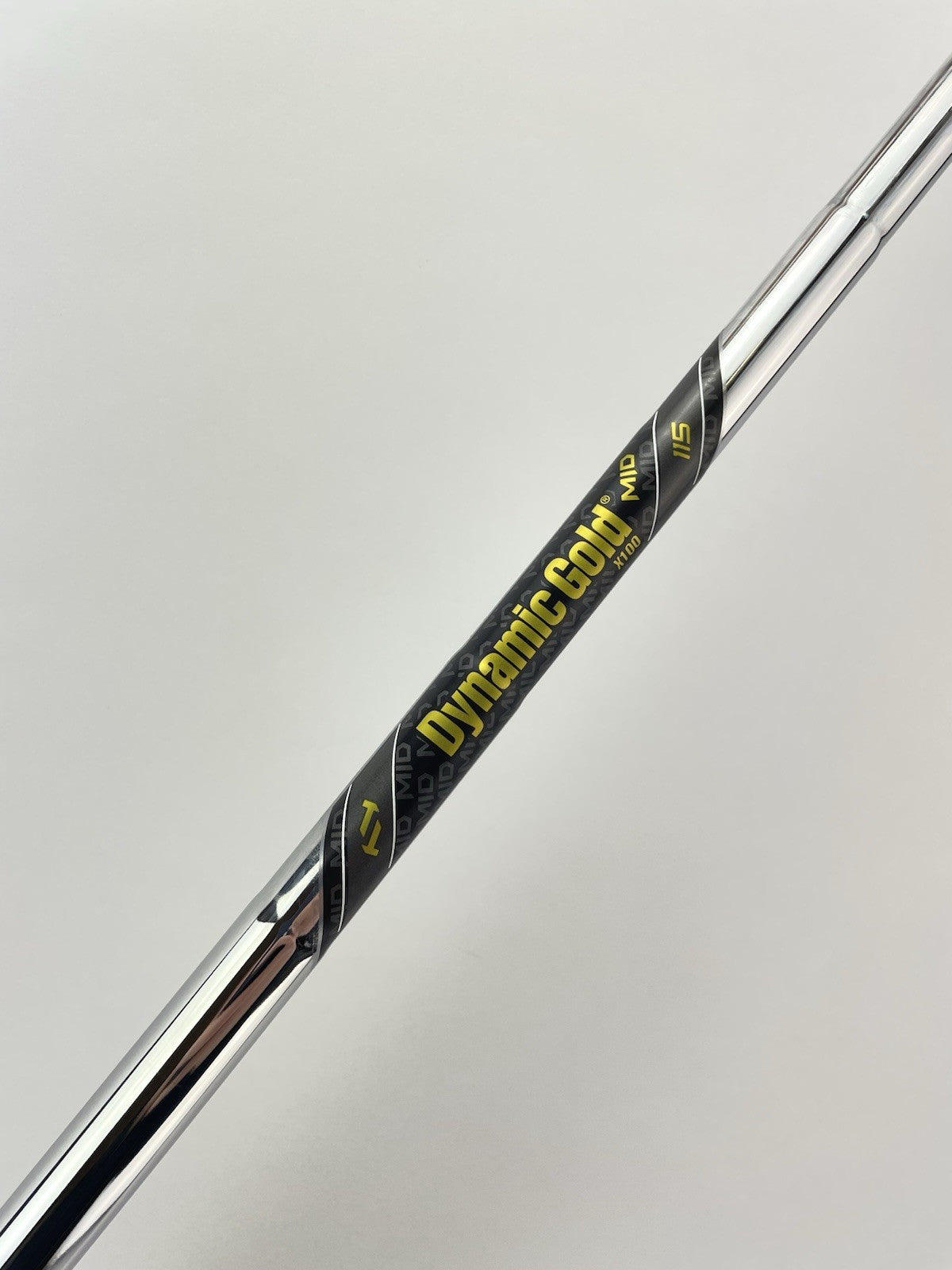 Dynamic Gold Mid 115 Iron Shaft X100 X Flex Steel 35.25” /0.355 Tapered /296090