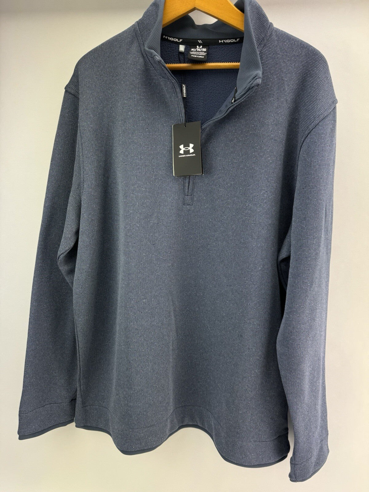 Under Armour Golf Pullover Storm 1/4 Zip /UK Small/Loose Fit /New /198370